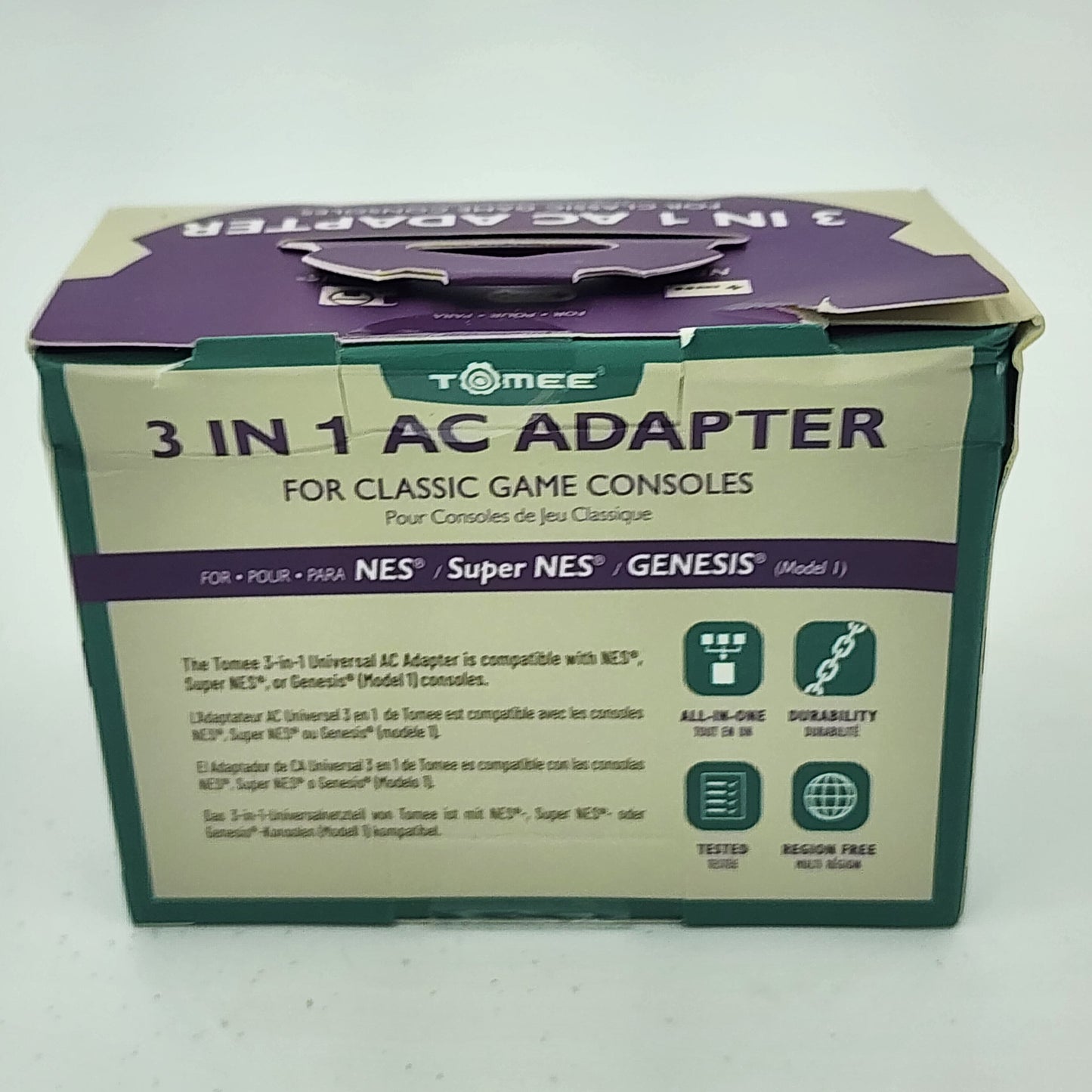 3 In 1 Universal AC Adapter (NES / Super NES / Genesis)