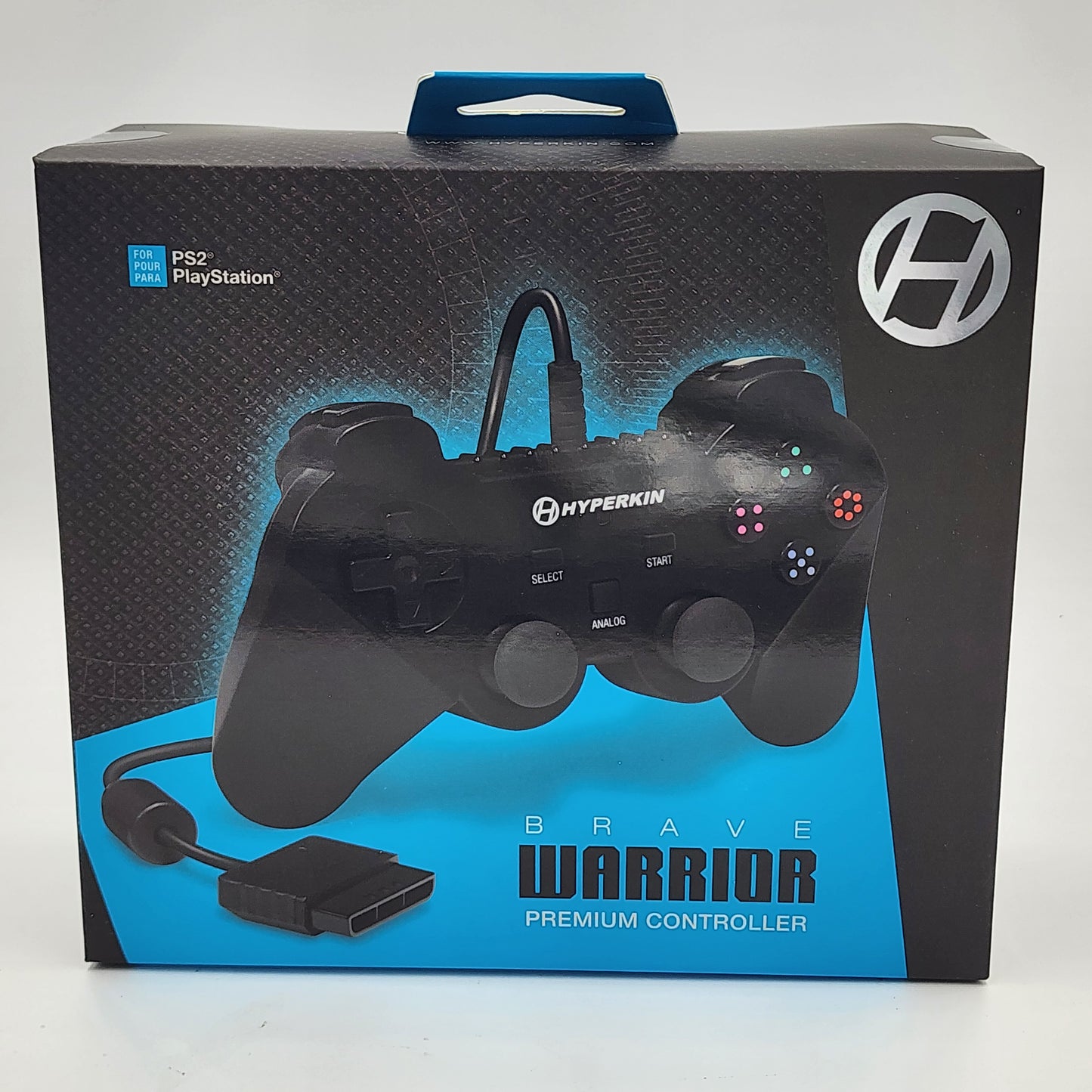 Brave Warrior Wired Controller (Black for Playstation / PS2)