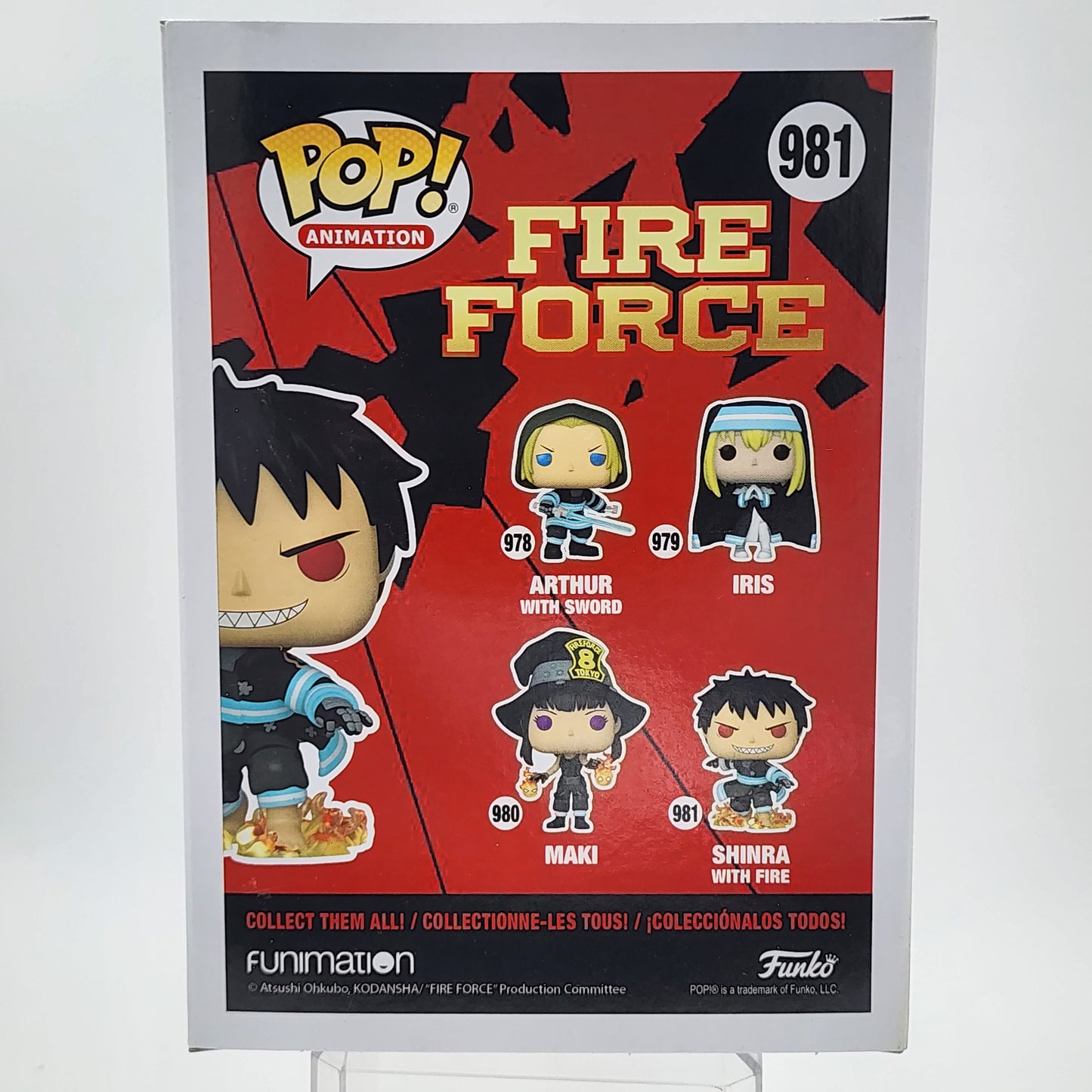 Funko Pop - Fire Force: Shinra with Fire (Glow) #981