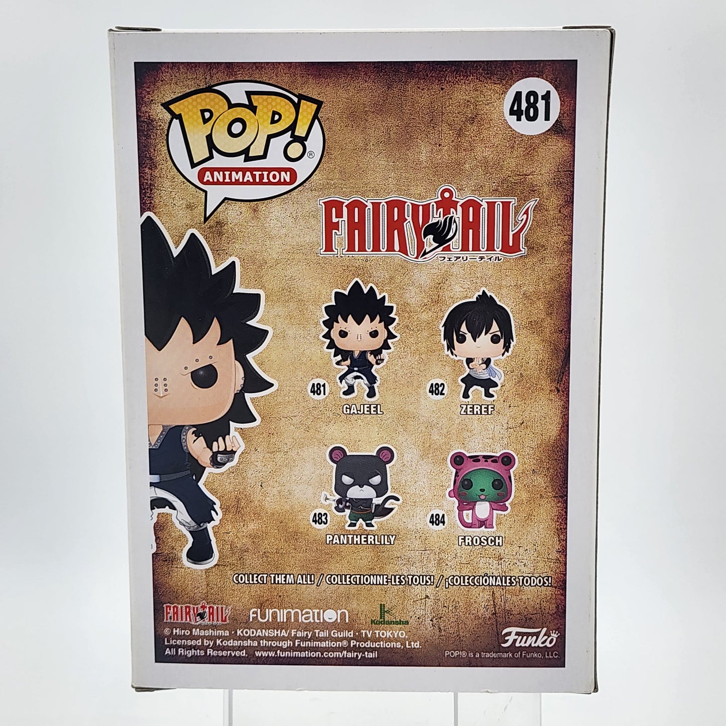 Funko Pop - Fairytail: Gajeel #481