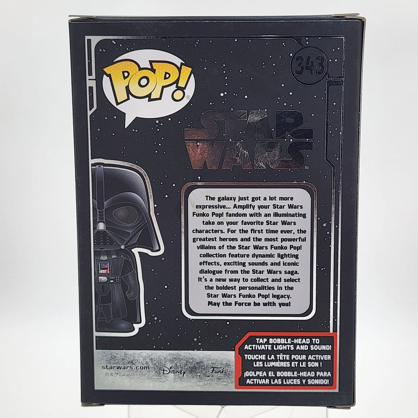 Funko Pop - Star Wars: Darth Vader (Lights & Sound) #343