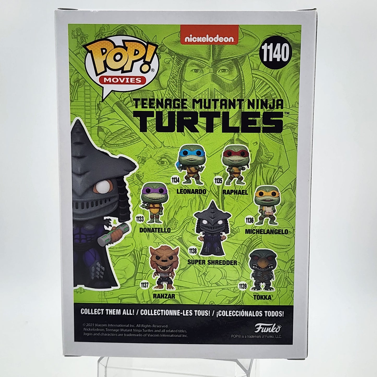 Funko Pop - TMNT: Shredder with Weapon (Glow) (Funko Shop) #1140