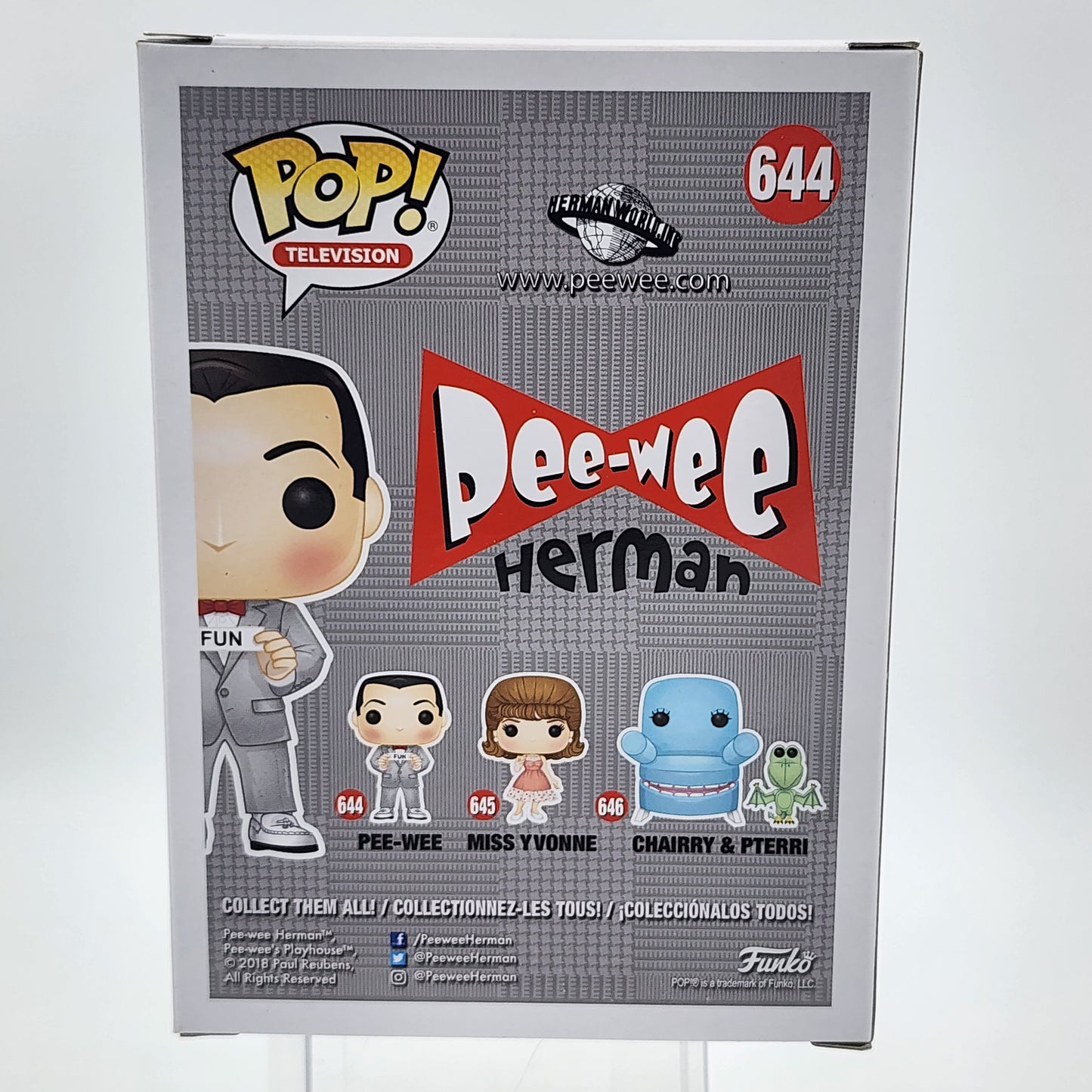 Funko Pop - Pee-Wee Herman: Pee-Wee Herman #644