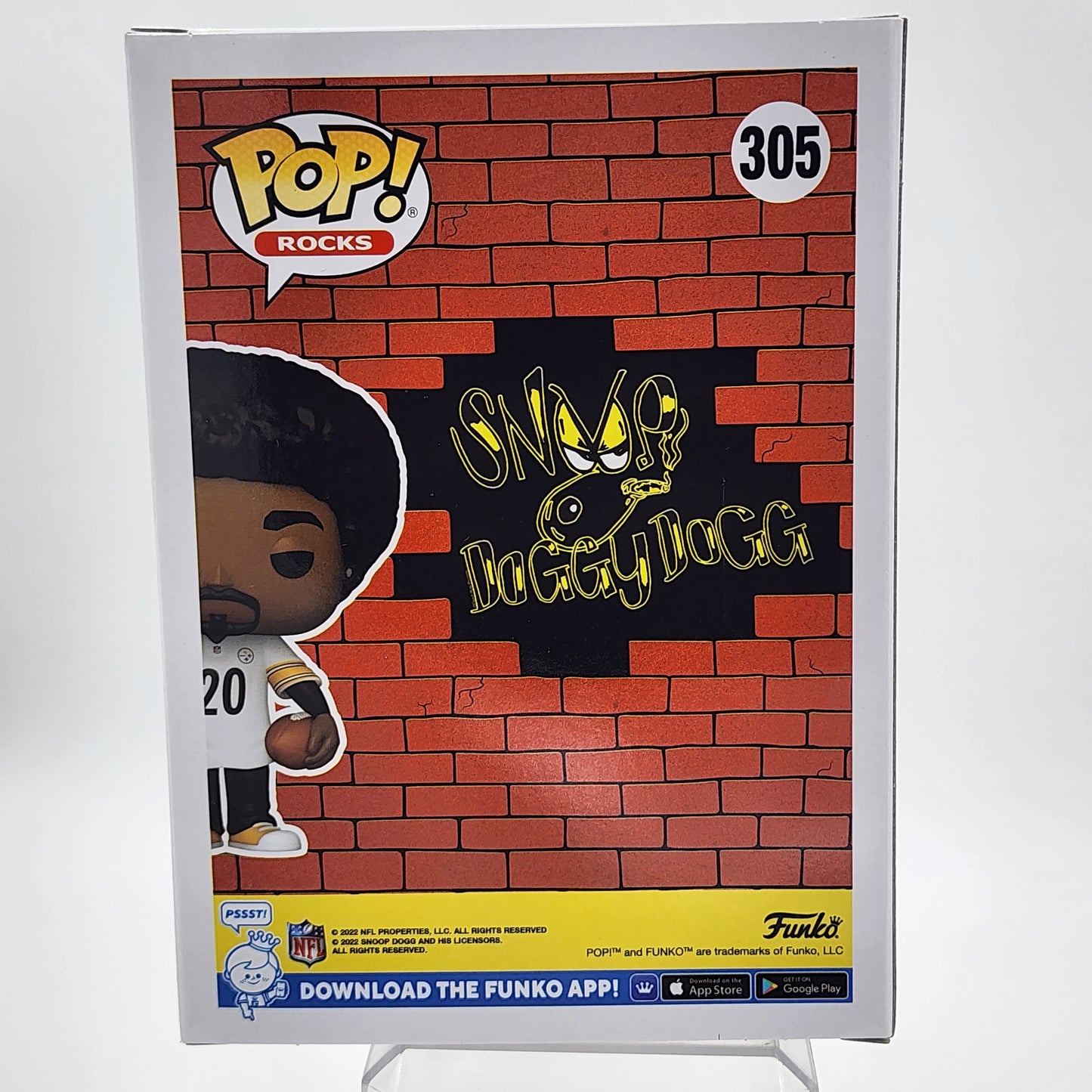 Funko Pop - Rocks: Snoop Dogg (Steelers White Jersey) (3000 pcs) #305