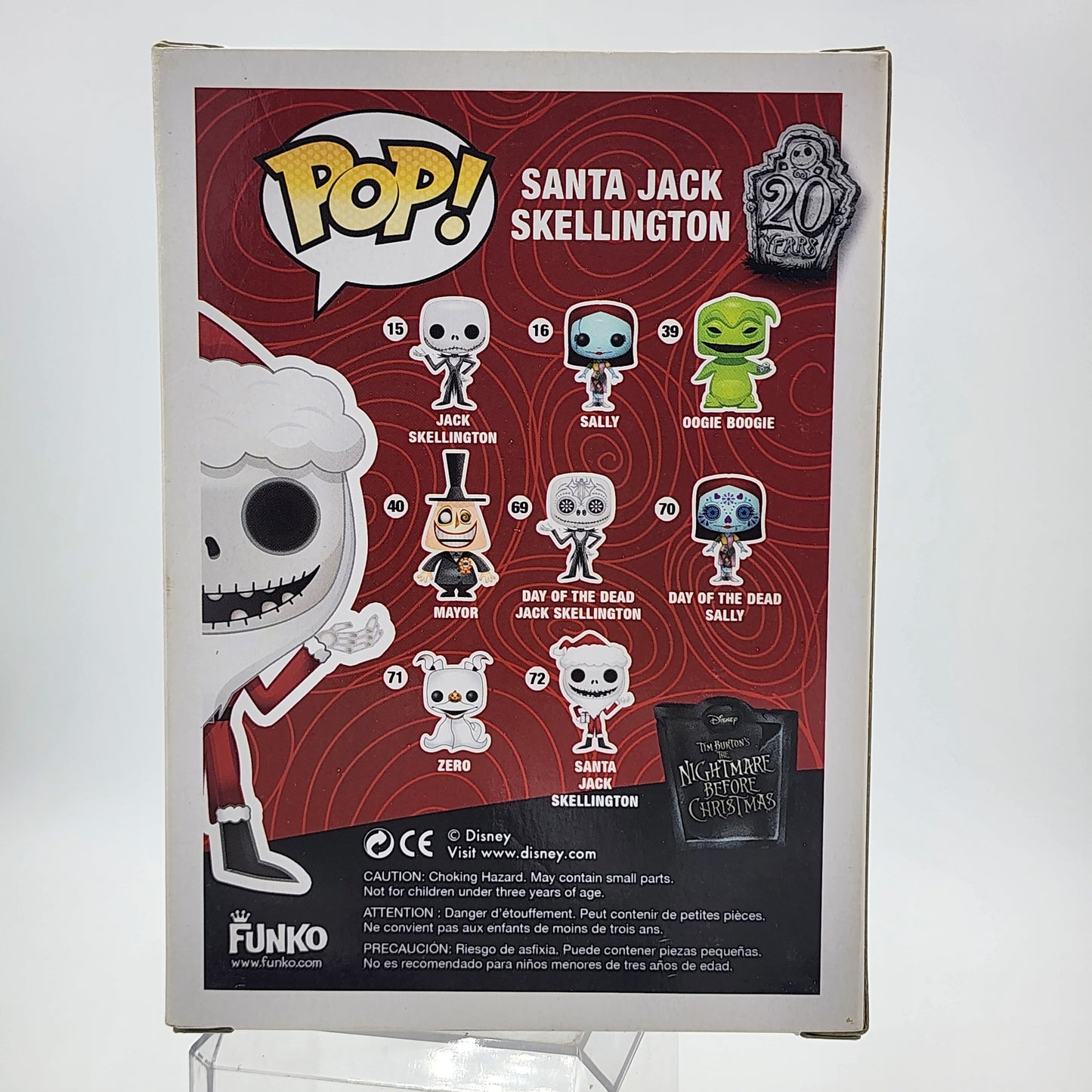 Funko Pop - Nightmare Before Christmas: Santa Jack Skellington #72
