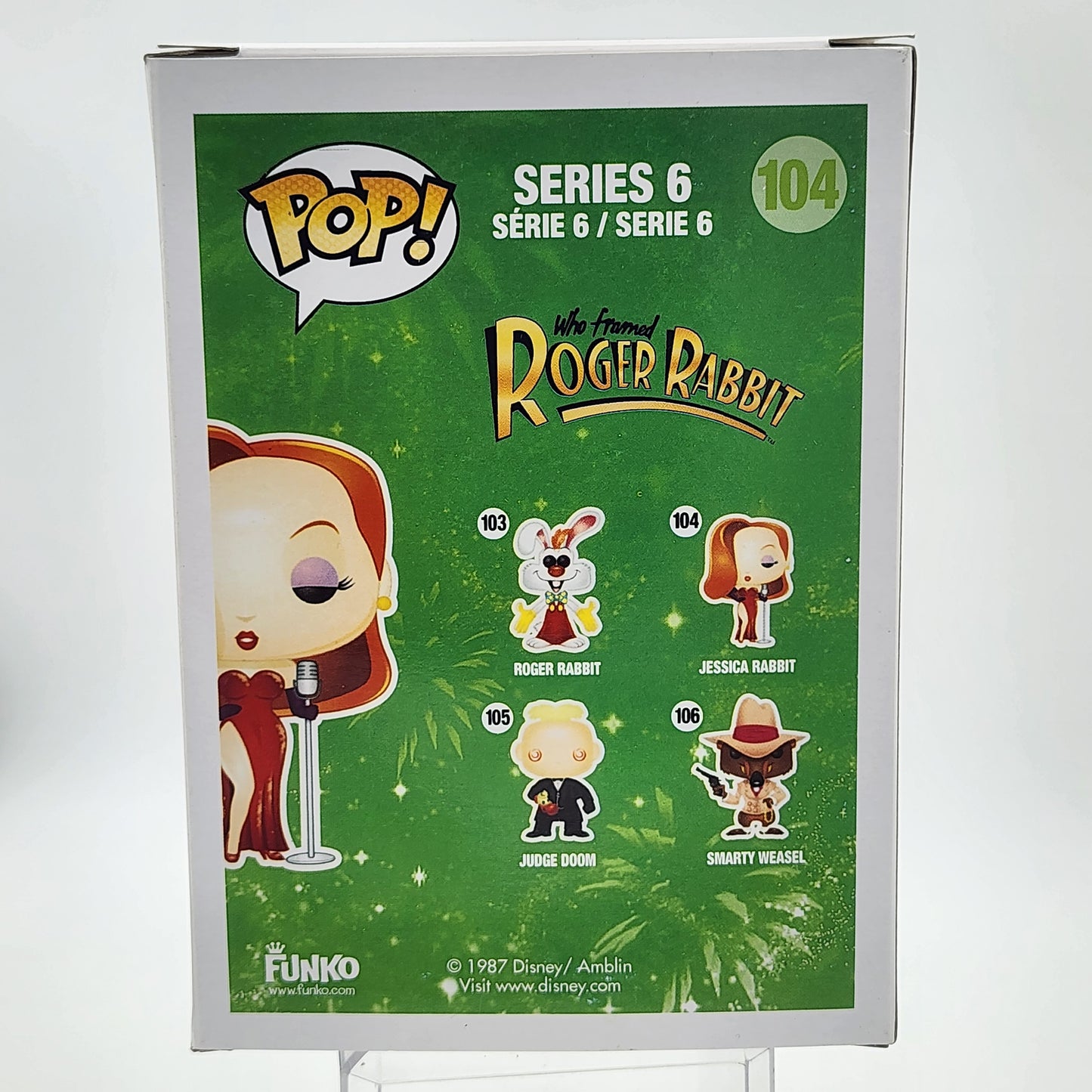 Funko Pop - Who Framed Roger Rabbit: Jessica Rabbit #104