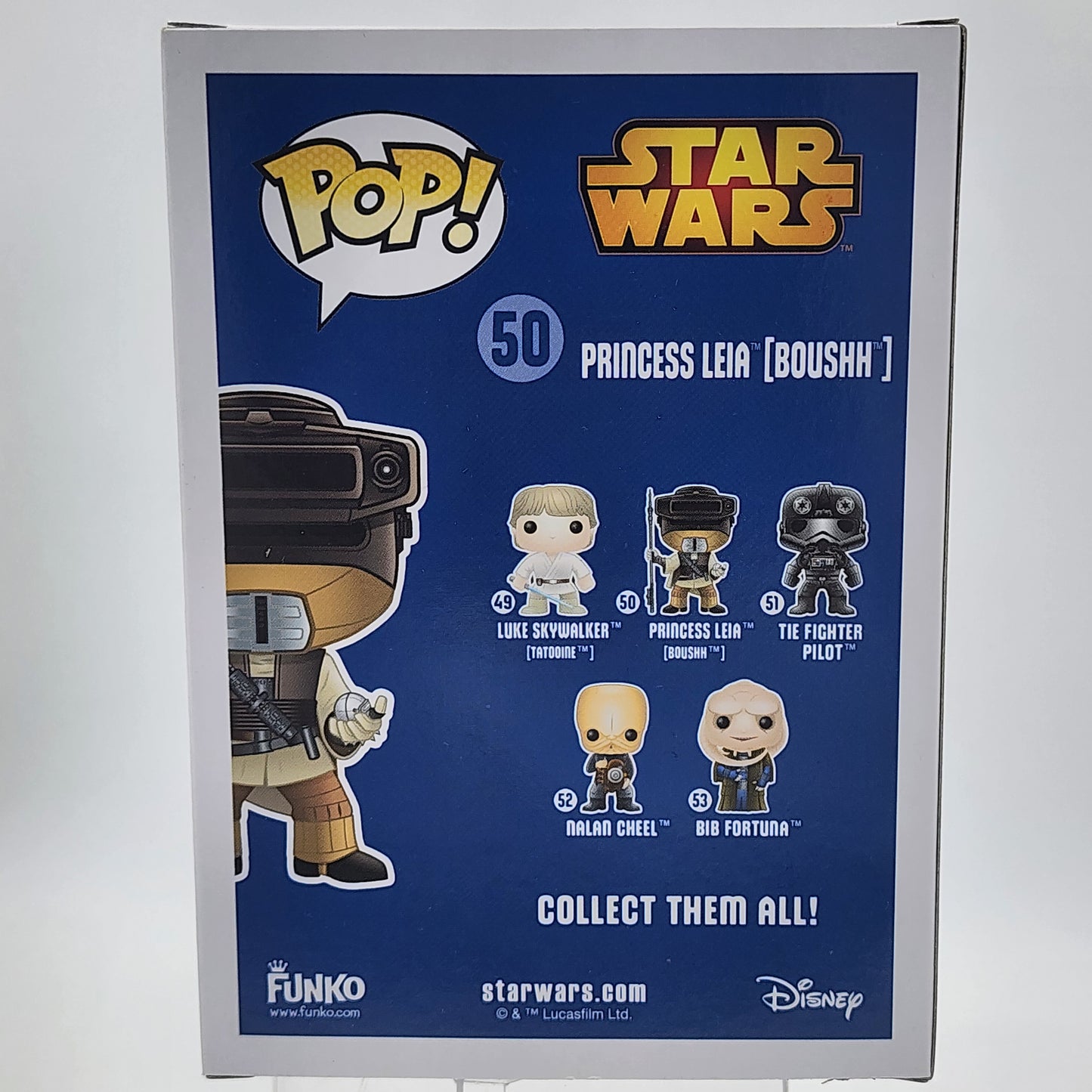 Funko Pop! Princess Leia (Boushh) (Blue Box) #50