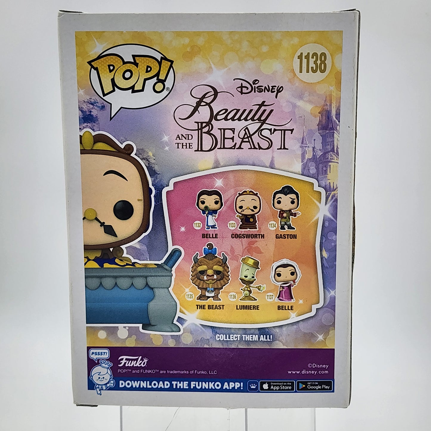 Funko Pop - Beauty and the Beast: Cogsworth #1138
