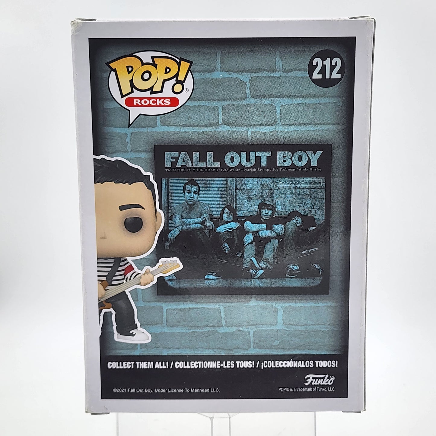 Funko Pop - Rocks: Pete Wentz (Hot Topic) #212