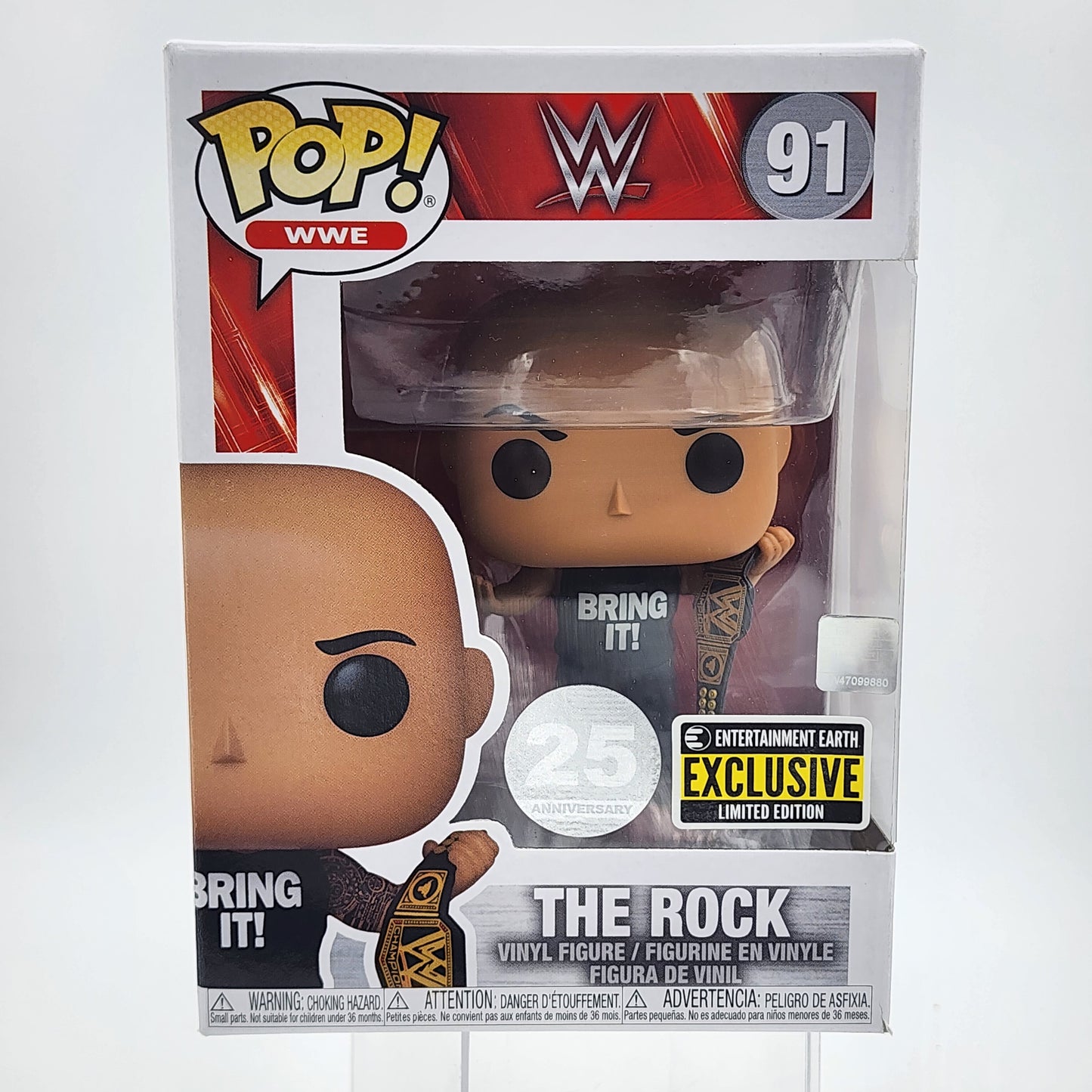 Funko Pop - WWE: The Rock (Bring it) #91
