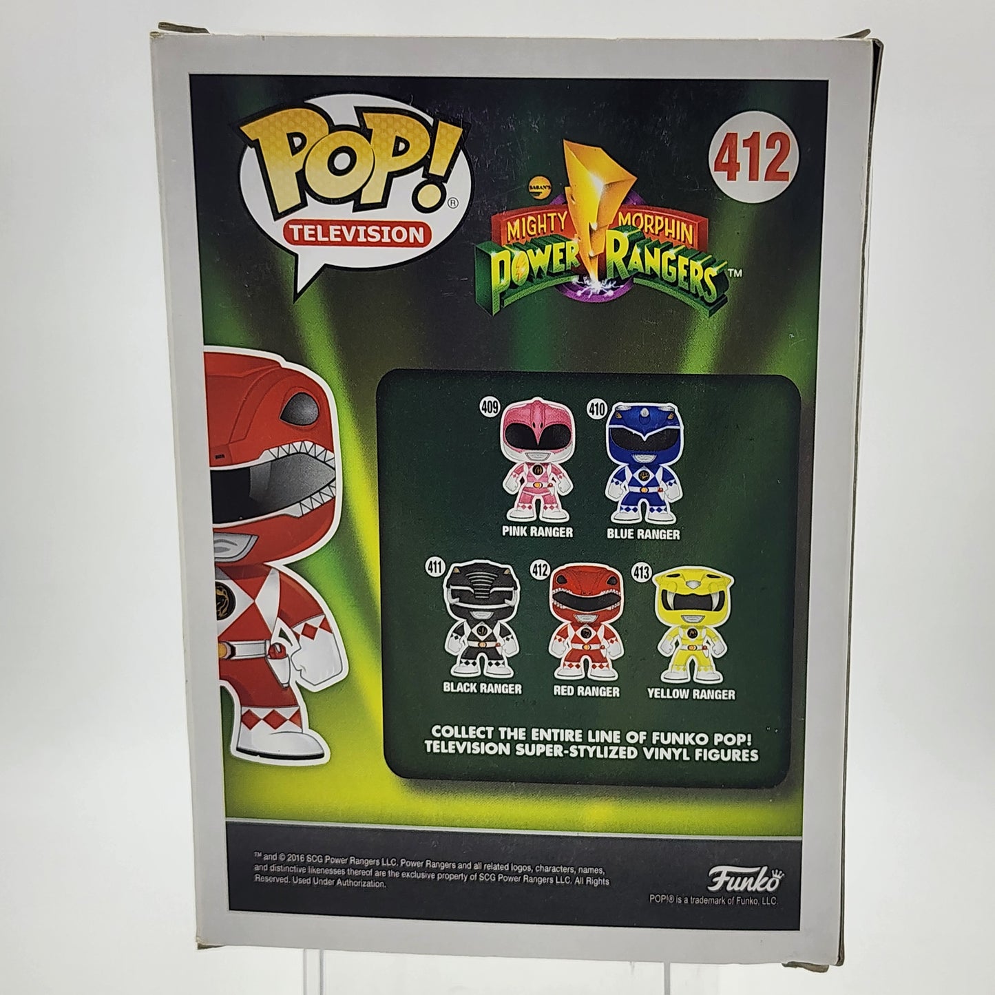 Funko Pop - Power Rangers: Red Ranger #412