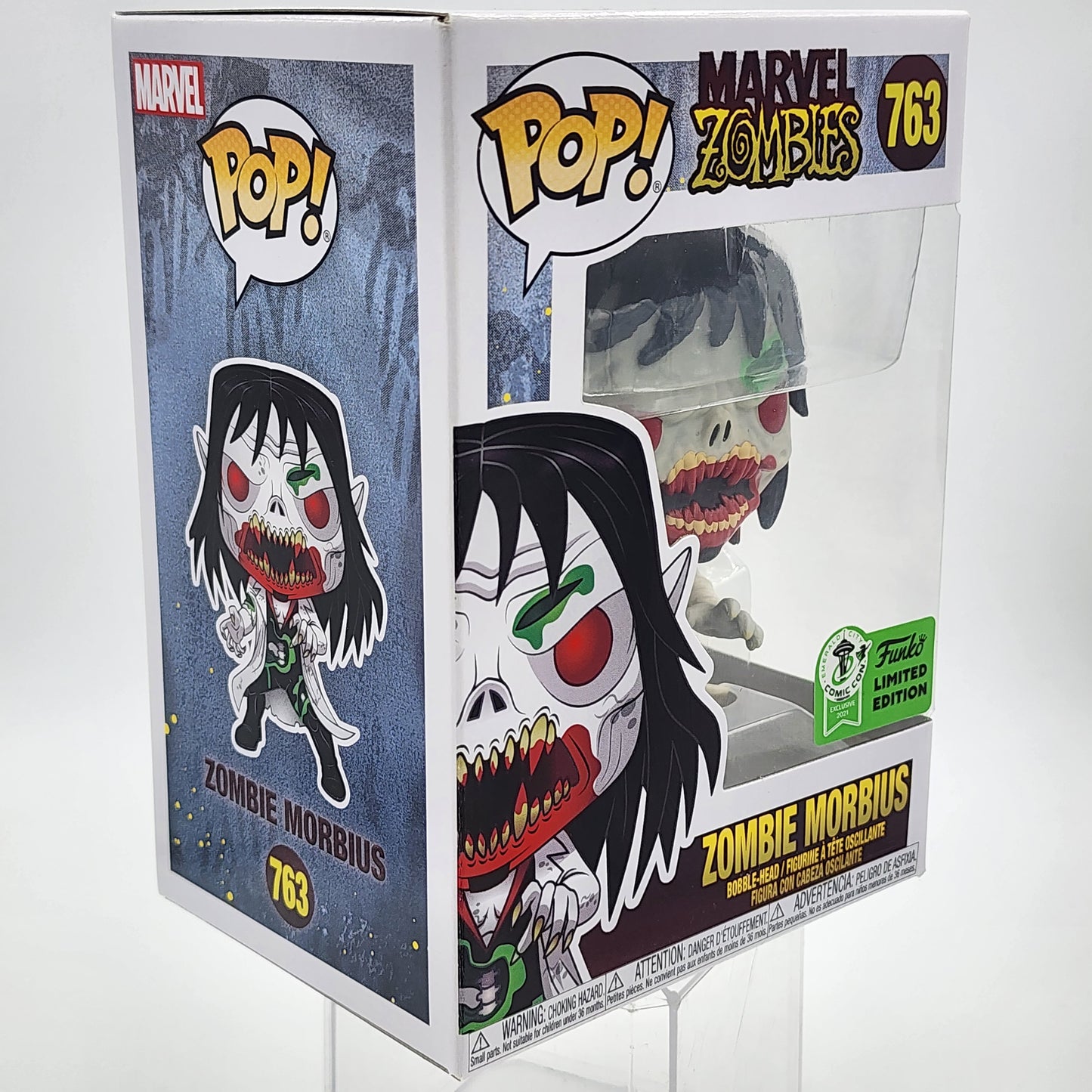 Funko Pop - Marvel Zombies: Zombie Morbius (Emerald City CC) #763