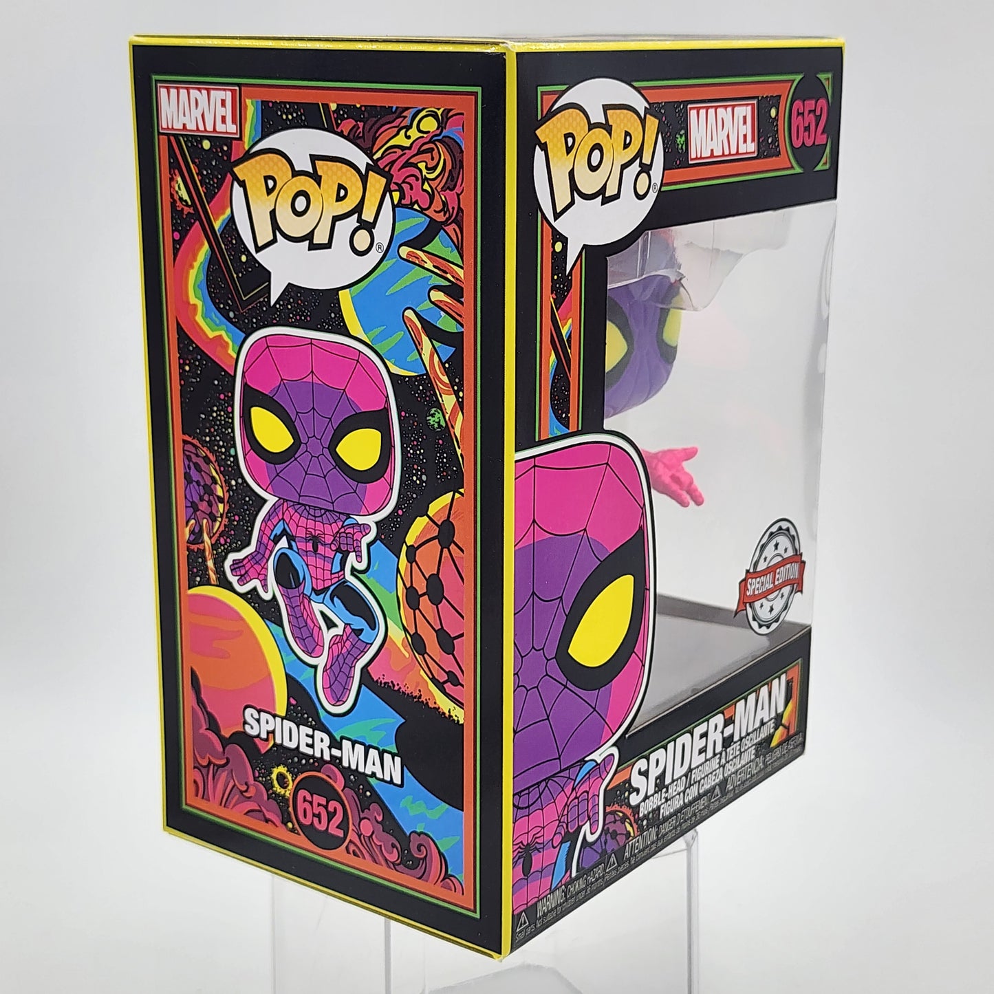 Funko Pop - Spider-Man (Black Light) (Special Edition) #652