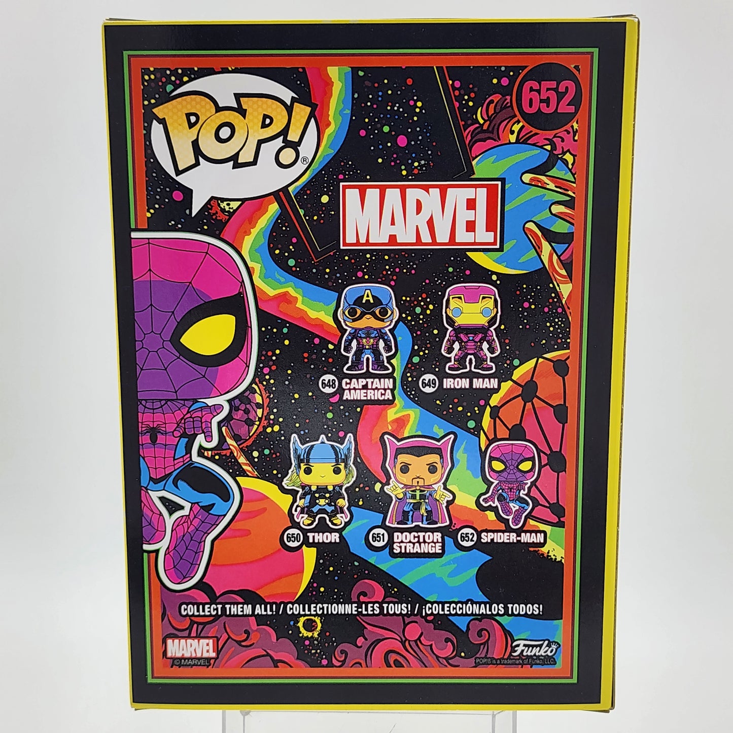 Funko Pop - Spider-Man (Black Light) (Special Edition) #652