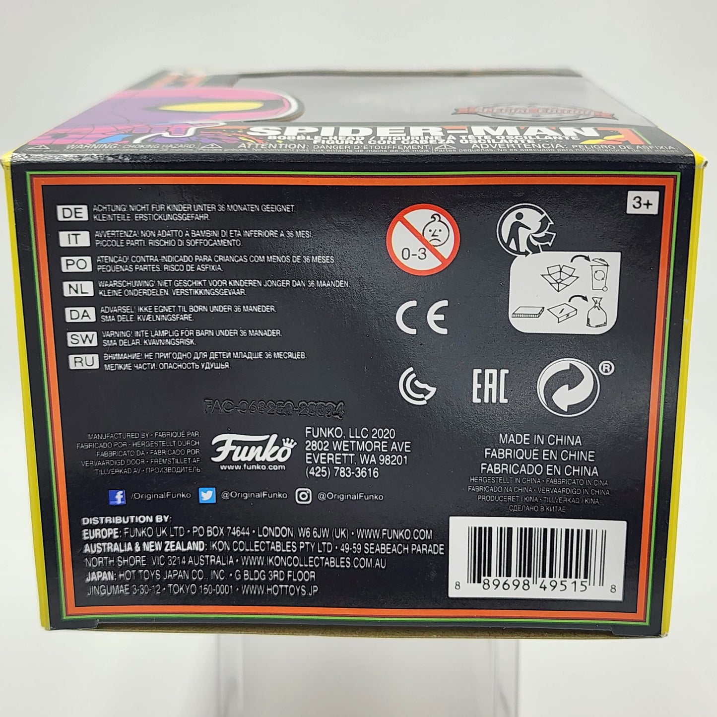 Funko Pop - Spider-Man (Black Light) (Special Edition) #652