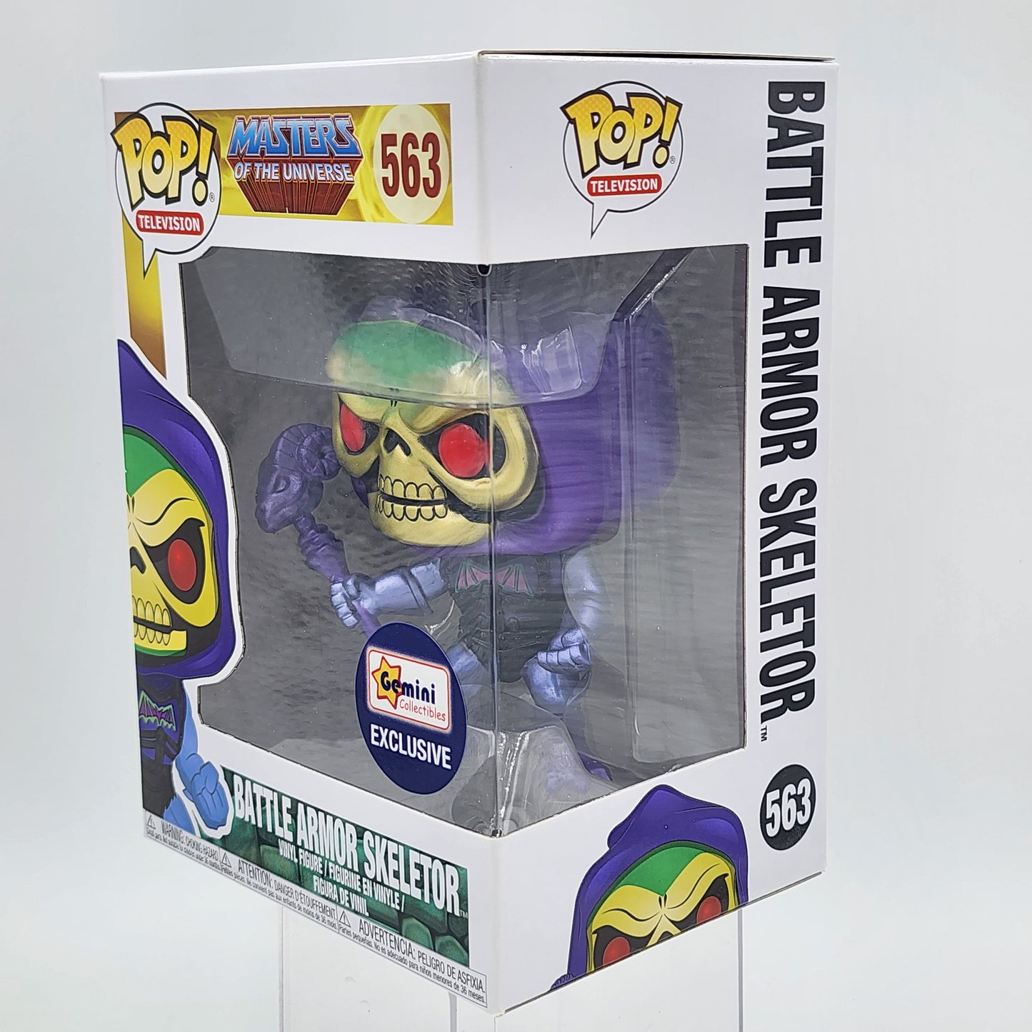 Funko Pop - Battle Armor Skeletor (Metallic) #563 (Gemini Exclusive)