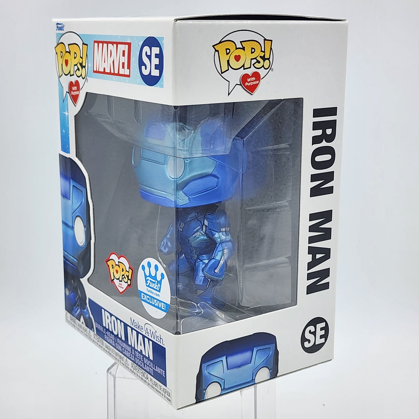 Funko Pop - Iron Man (Blue Metallic) (Make a Wish) #SE