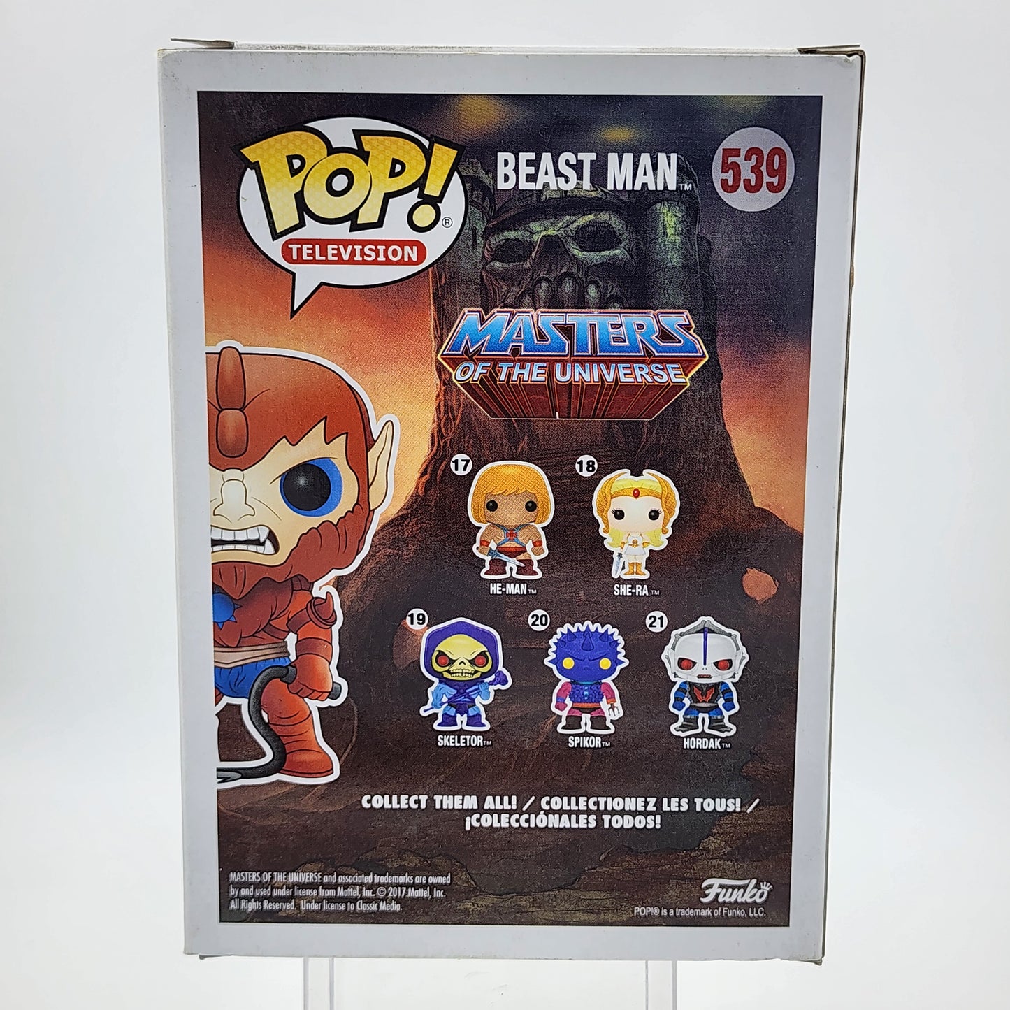 Funko Pop - Masters of the Universe: Beast Man (Flocked) #539 (Fall Conv.)