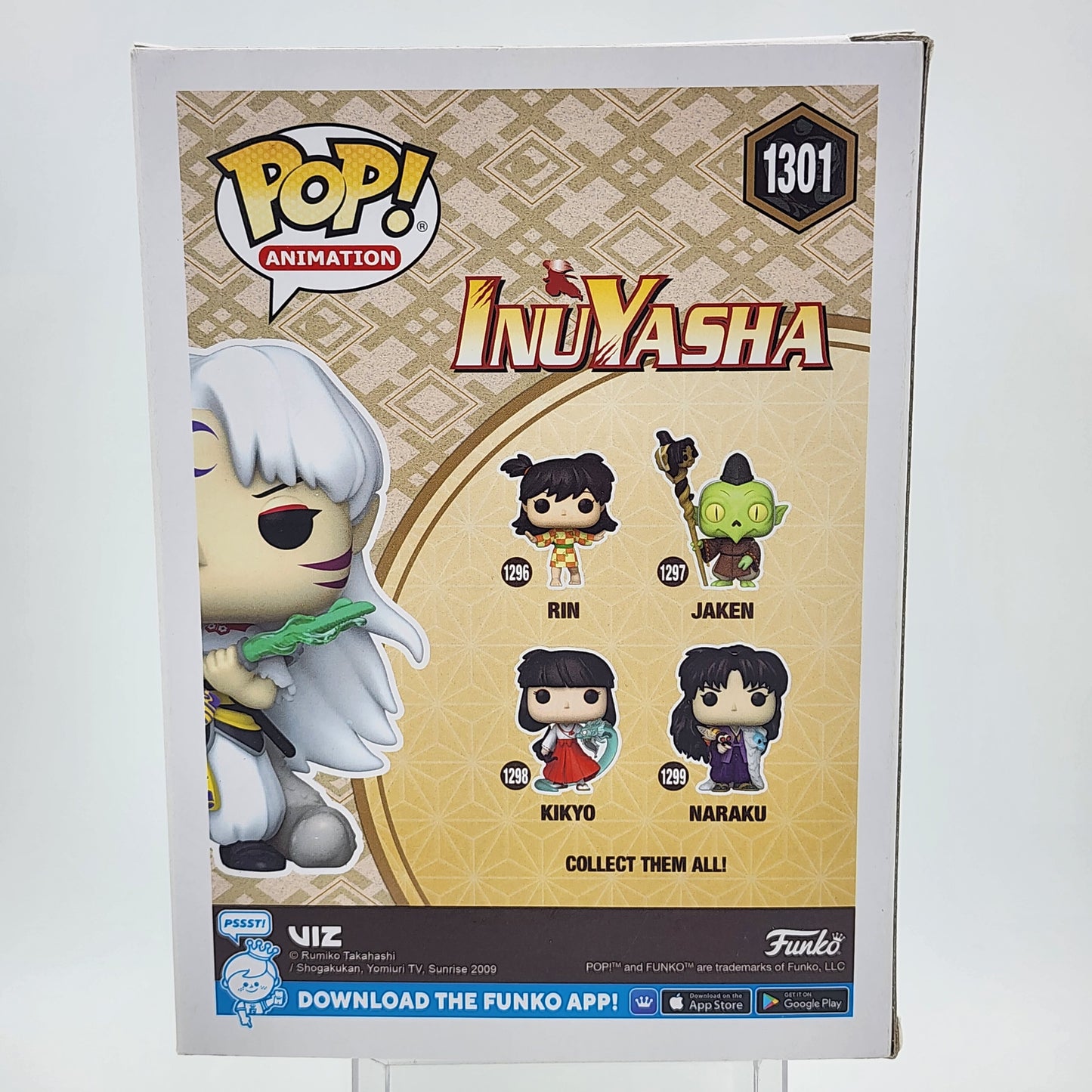 Funko Pop - InuYasha: Sesshomaru (Glow) #1301 (Summer Conv.)