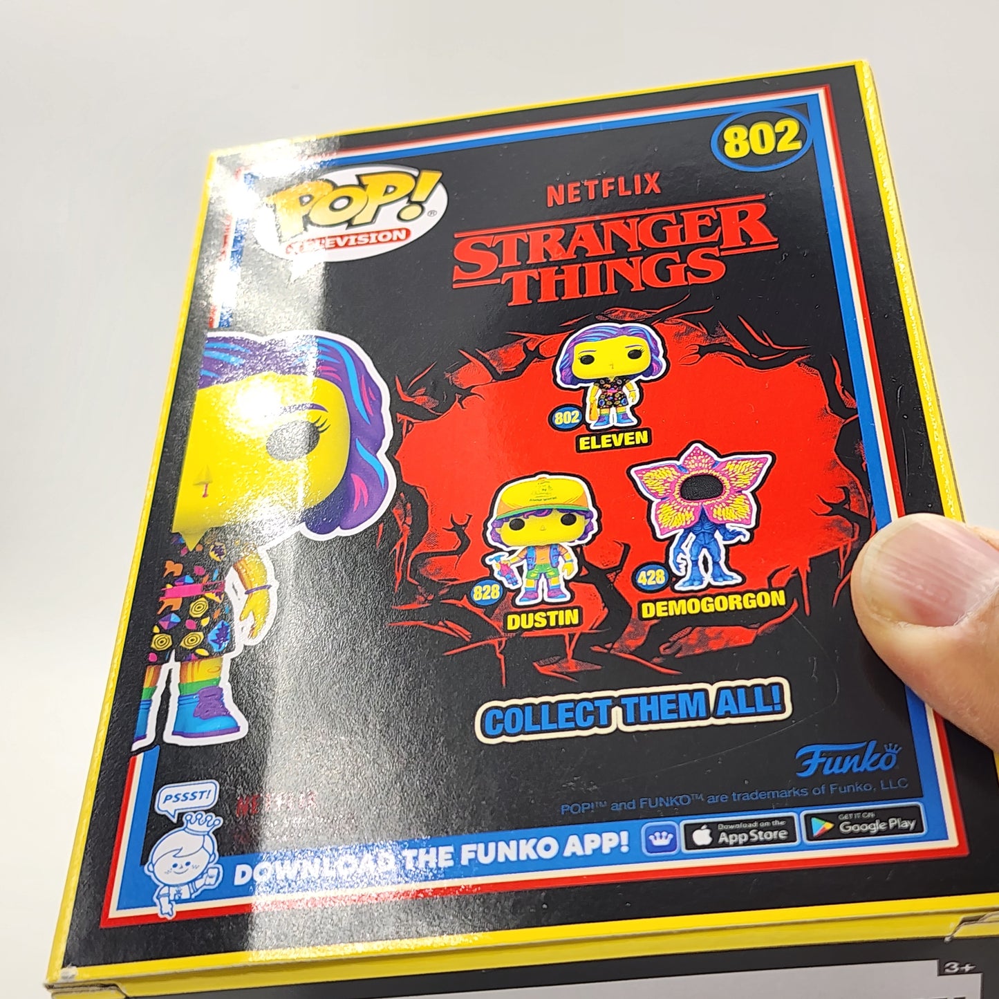 Funko Pop - Stranger Things: Eleven (Blacklight) #802