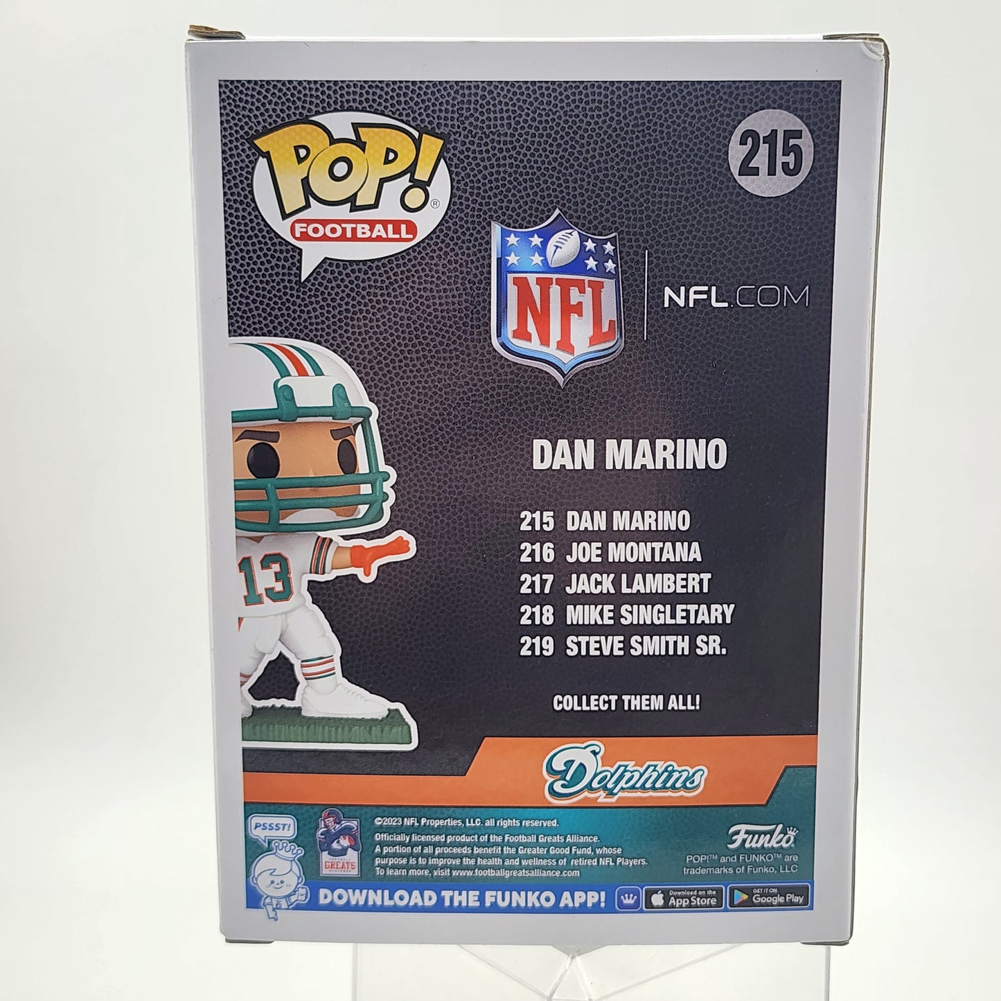 Funko Pop - NFL: Dolphins: Dan Marino #215