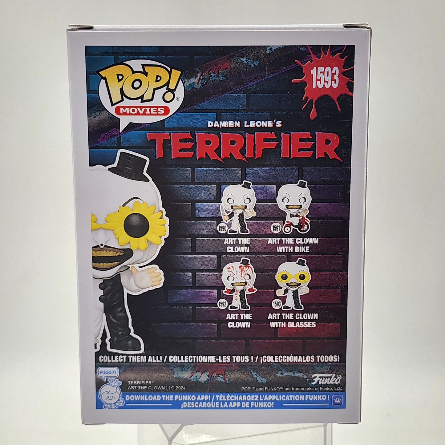 Funko Pop - Terrifier: Art the Clown with Glasses #1593