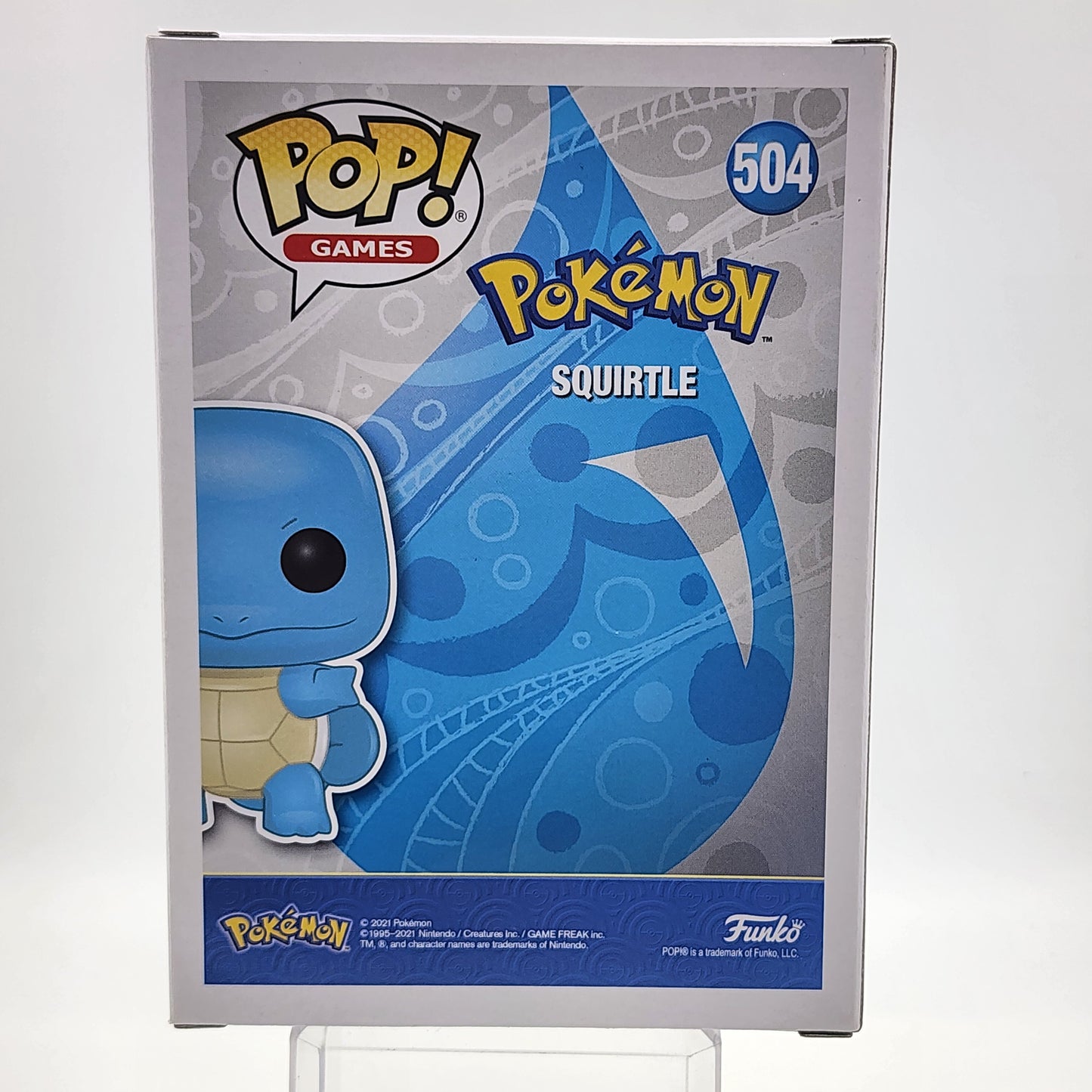 Funko Pop - Pokemon: Squirtle (Silver Metallic) #504