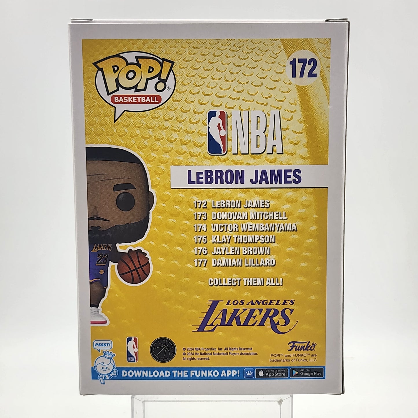 Funko Pop - NBA: Los Angeles Lakers: LeBron James #172