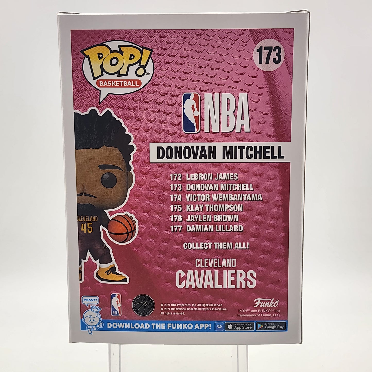 Funko Pop - NBA: Cleveland Cavaliers: Donovan Mitchell #173