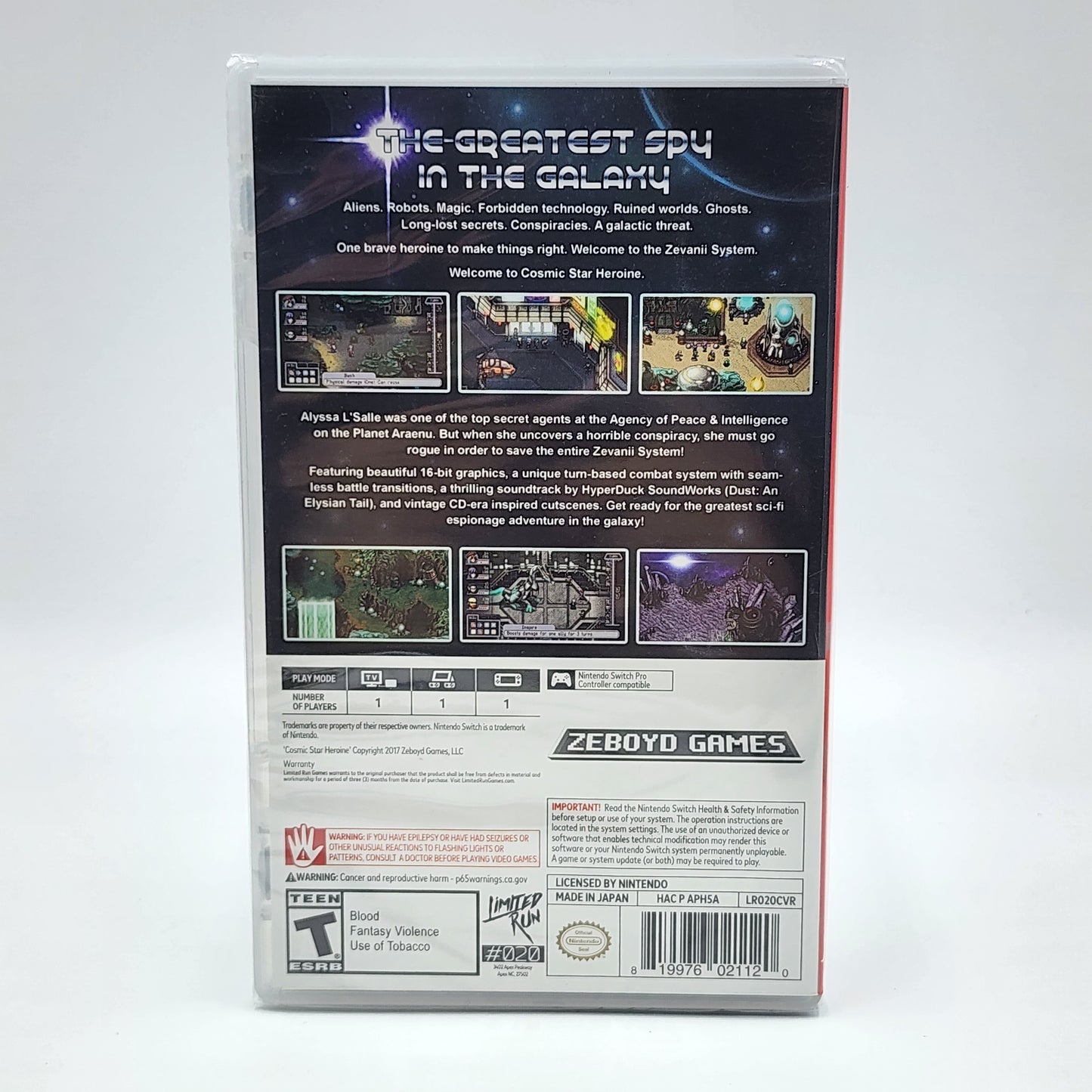 Switch: Cosmic Star Heroine *sealed