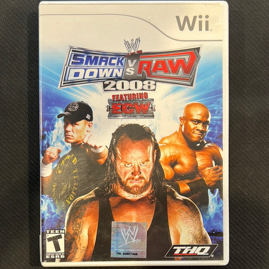 Wii: Smack Down vs Raw 2008