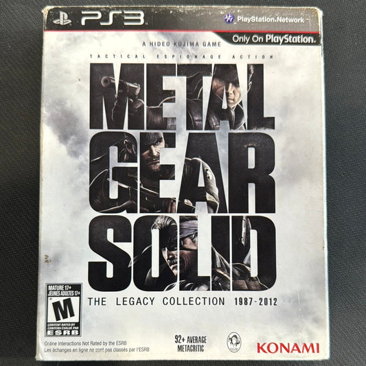 PS3: Metal Gear Solid: The Legacy Collection
