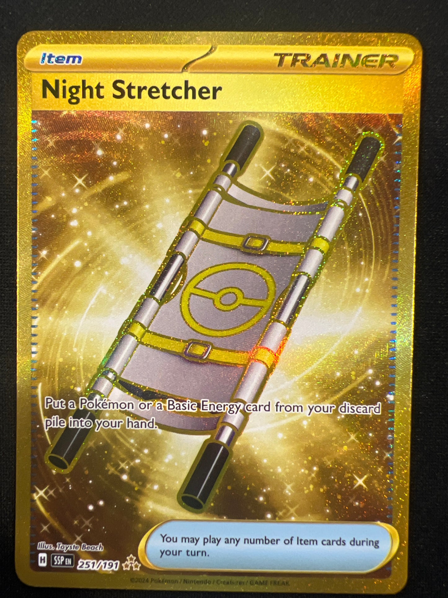 Pokemon Cards: SV08 Surging Sparks Night Stretcher 251/191