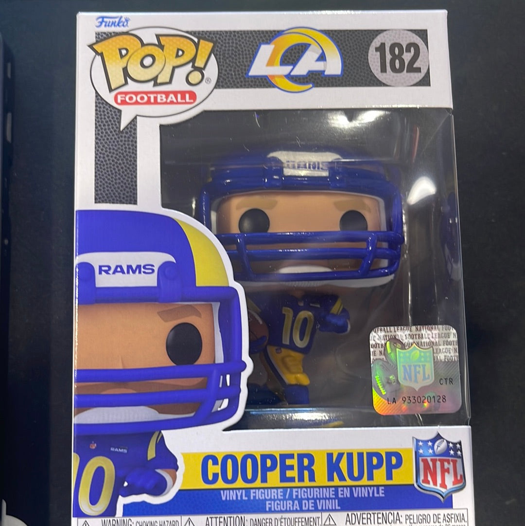 Funko Pop! NFL Cooper Kupp (Los Angeles Rams) - Figura Coleccionable De Vinilo, Altura 9.5 Cm
