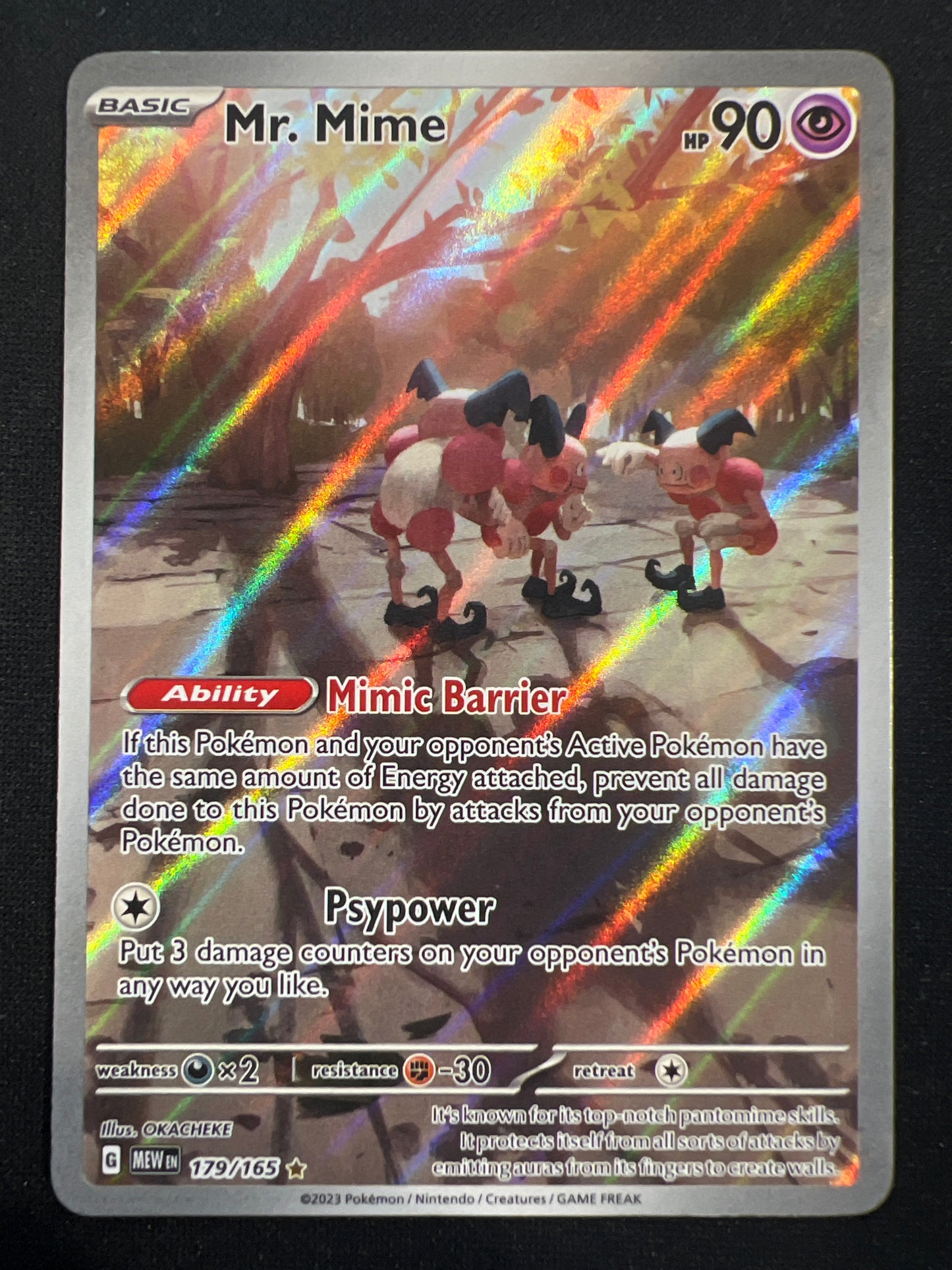 Pokemon Cards: SV 151 Mr. Mime 179/165