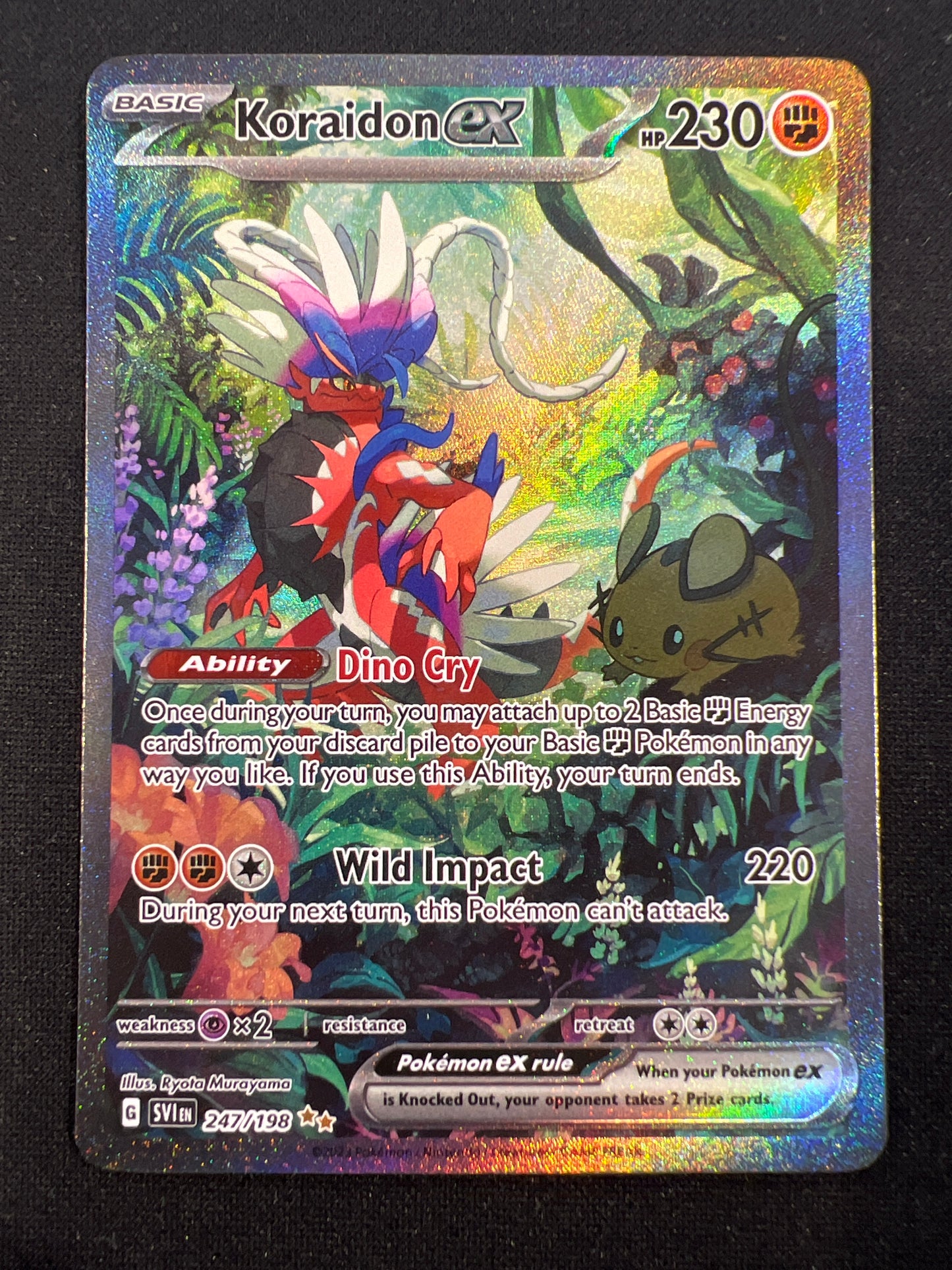 Pokemon Cards: Scarlet & Violet Base Set Koraidon EX 247/198