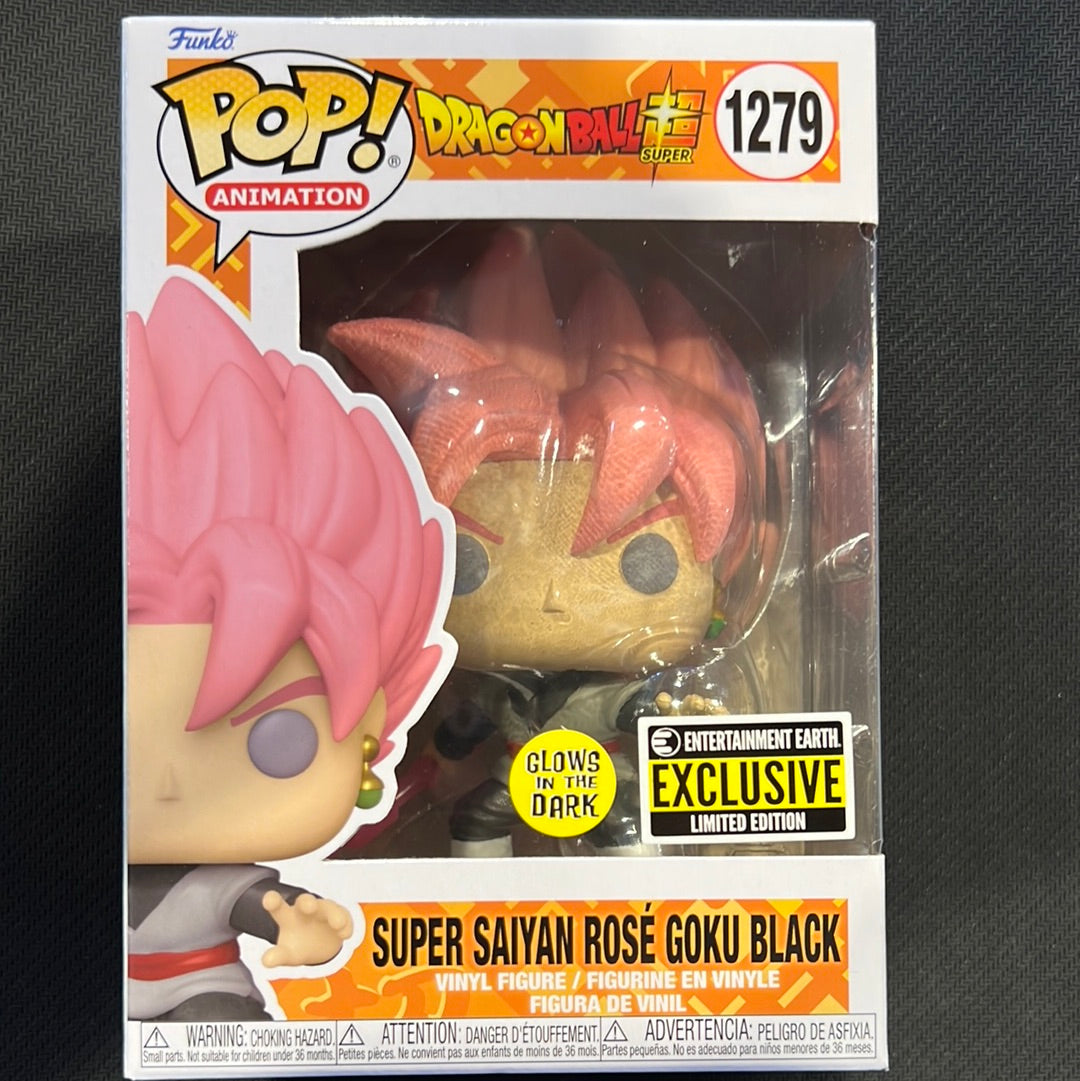 Funko Pop Dragon Ball Z: Super Saiyan Rose Goku Black (Glow) #1279