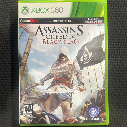Xbox 360: Assassin's Creed IV Black Flag (Gamestop Edition)