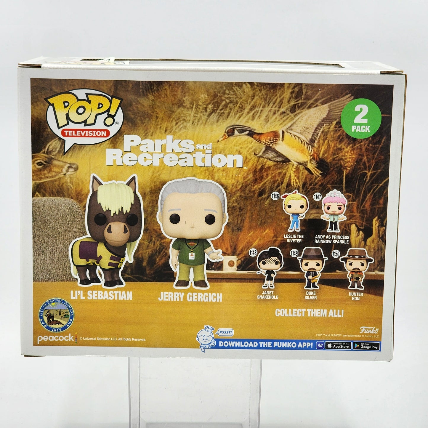 Funko Pop - Parks & Recreation: Li'l Sebastian & Jerry Harvest Festival (2-Pack)