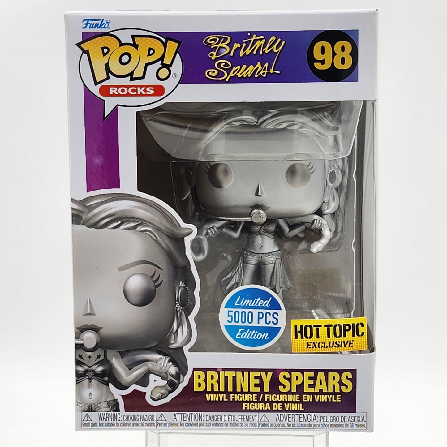 Funko Pop - Rocks: Britney Spears (Slave 4 U)(Platinum) (5000 pcs) #98