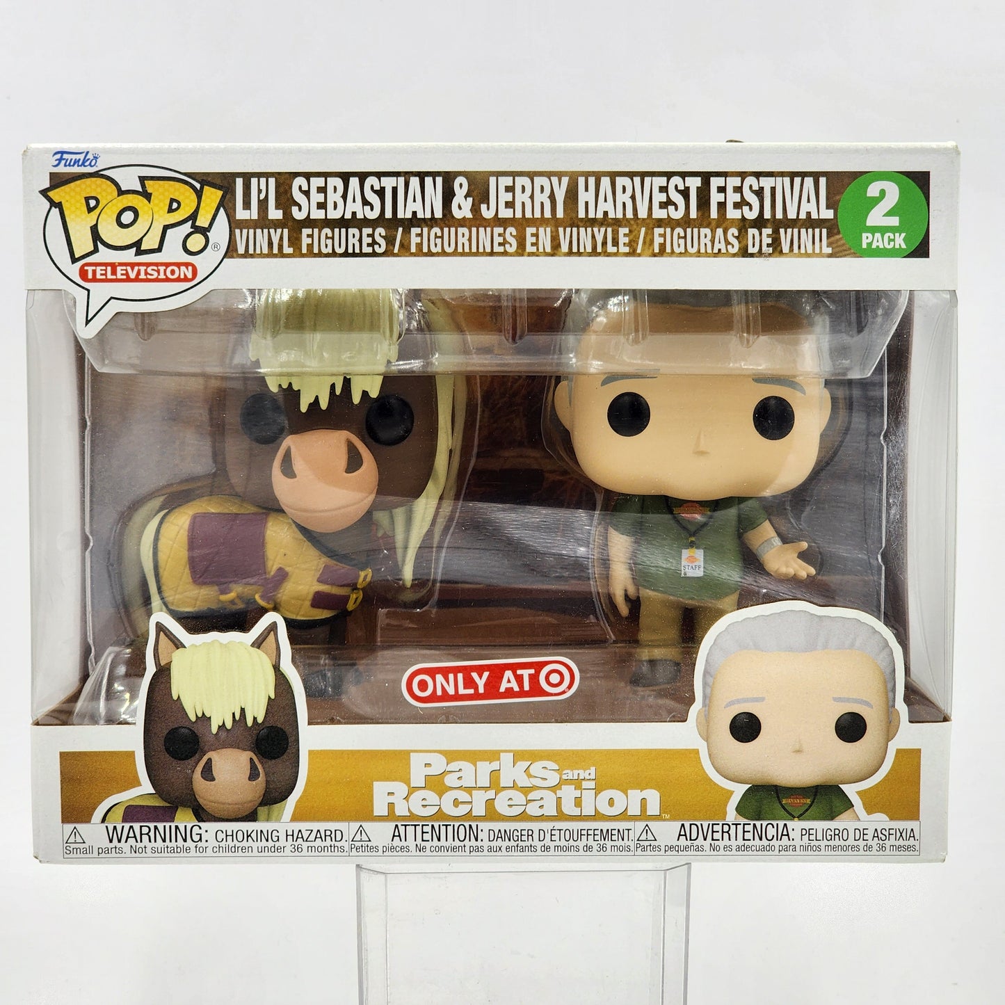 Funko Pop - Parks & Recreation: Li'l Sebastian & Jerry Harvest Festival (2-Pack)