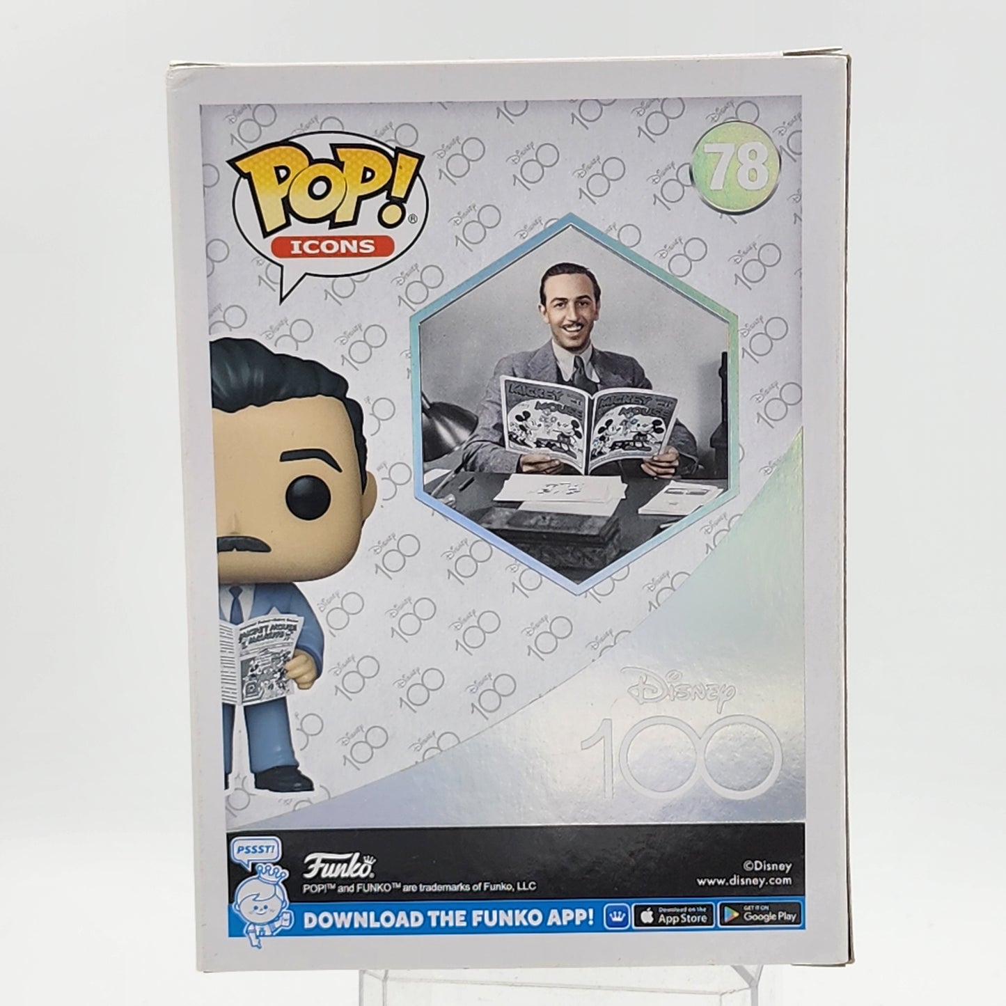Funko Pop - Disney 100: Walt Disney and With Magazine #78