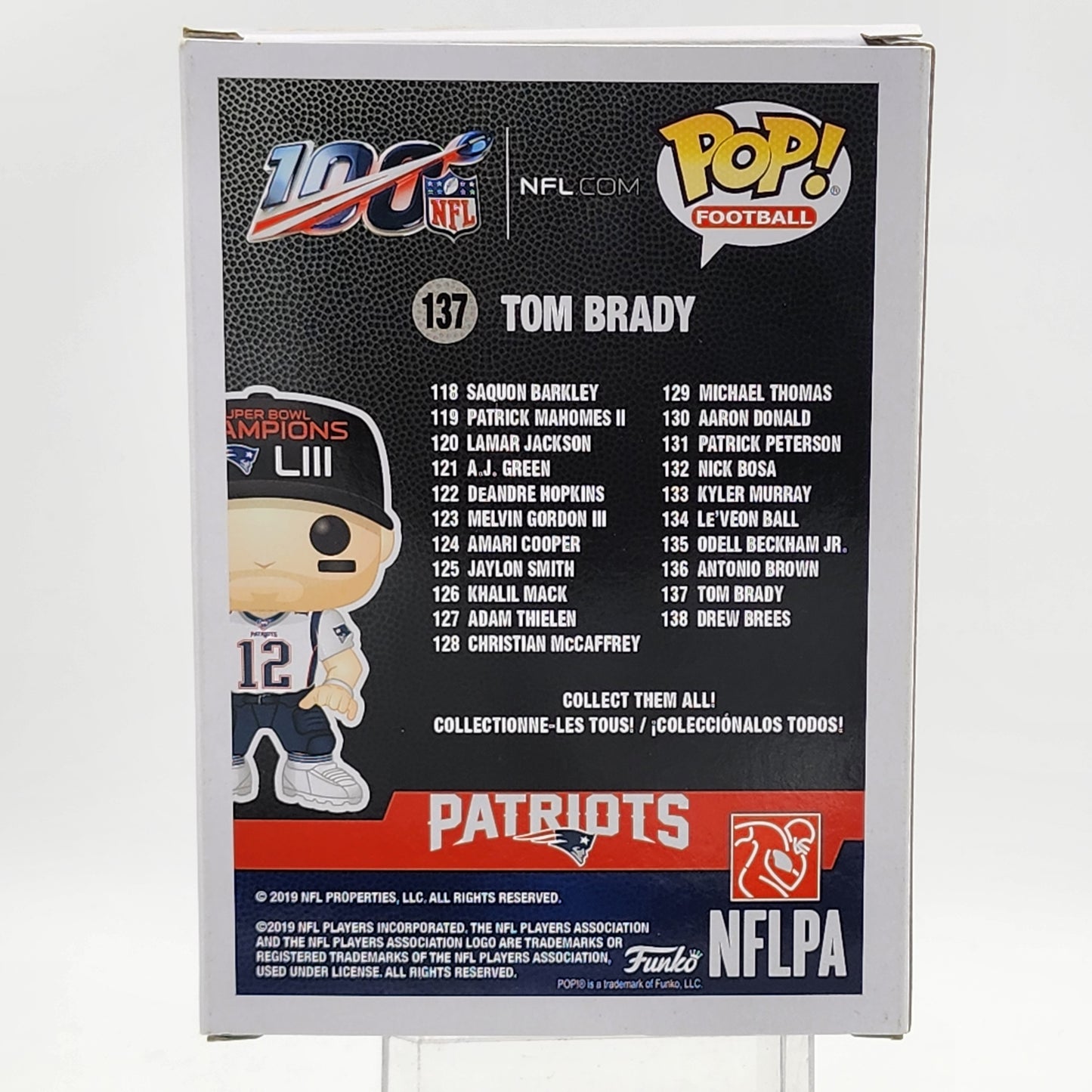 Funko Pop - NFL: Patriots: Tom Brady (Super Bowl) #137
