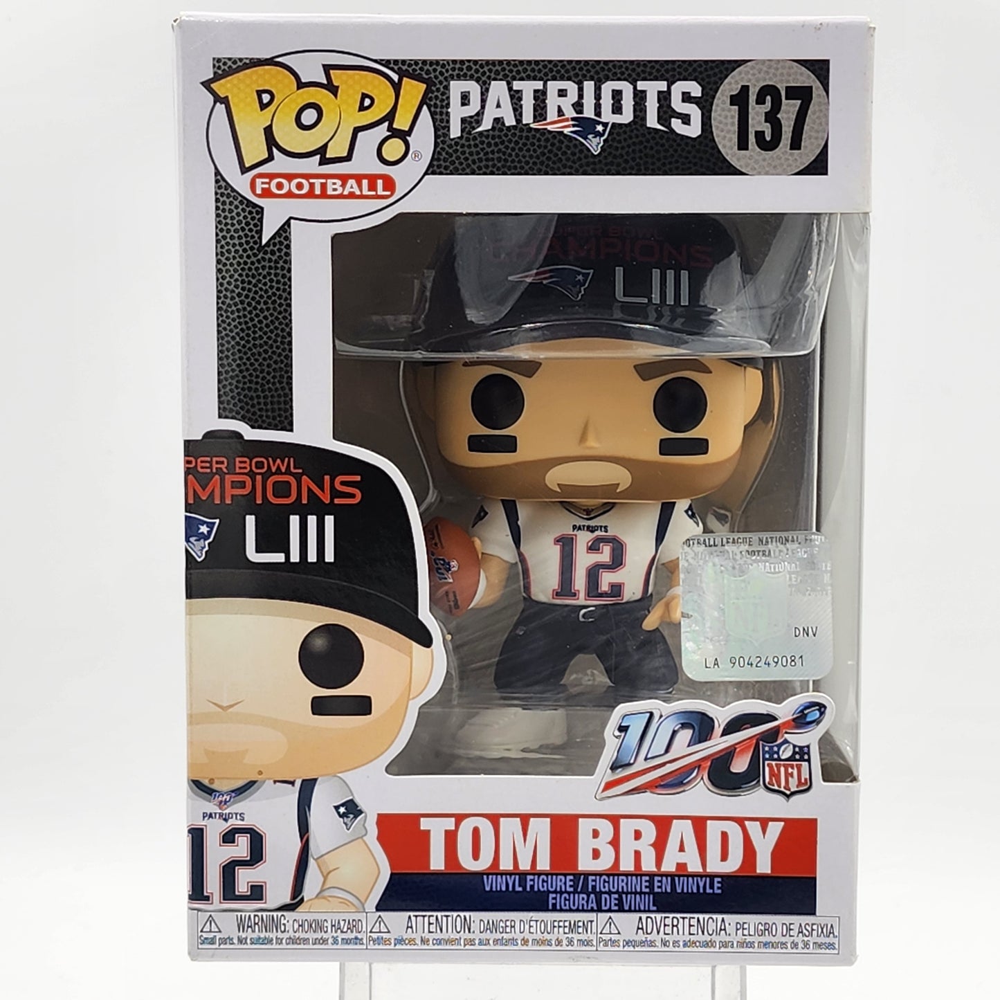Funko Pop - NFL: Patriots: Tom Brady (Super Bowl) #137