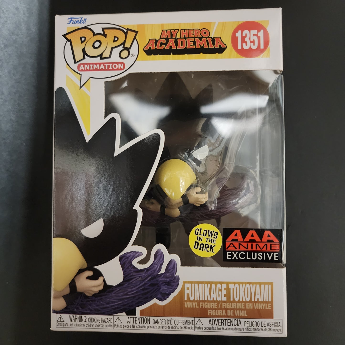 Funko Pop - My Hero Acedemia: Fumikage Tokoyami #1351 (Glow)