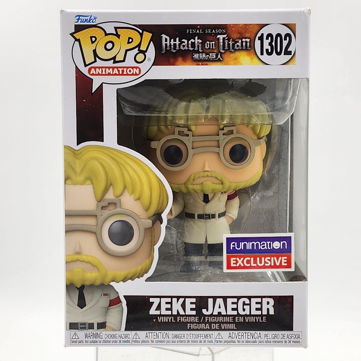 Funko Pop - Attack on Titan: Zeke Jaeger #1302