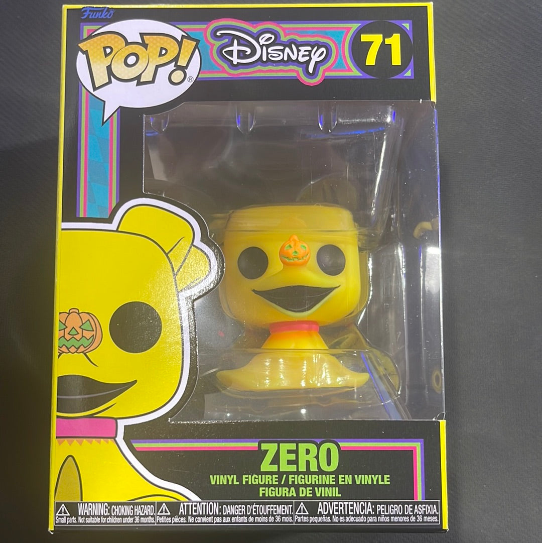 Funko Pop - Nightmare Before Christmas: Zero (Blacklight) #71