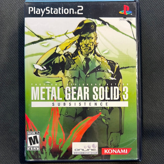 PS2: Metal Gear Solid 3: Substance