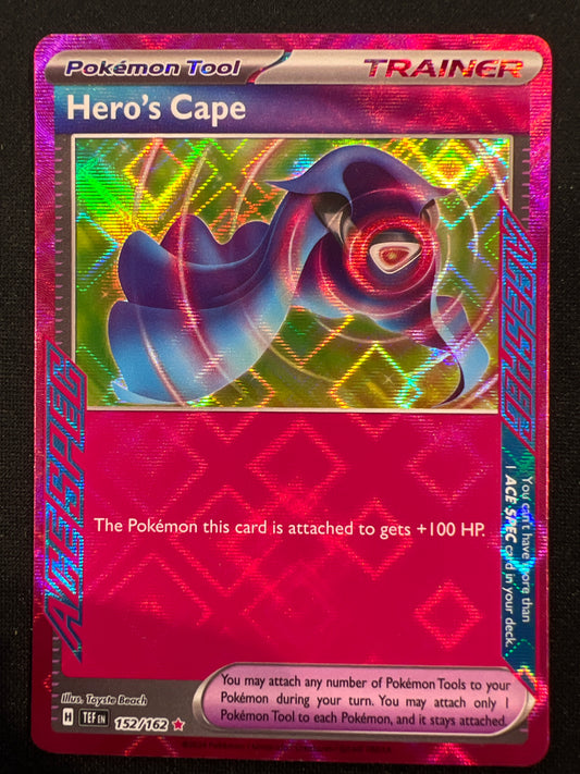 Pokemon Cards: SV05 Temporal Forces Hero's Cape 152/162