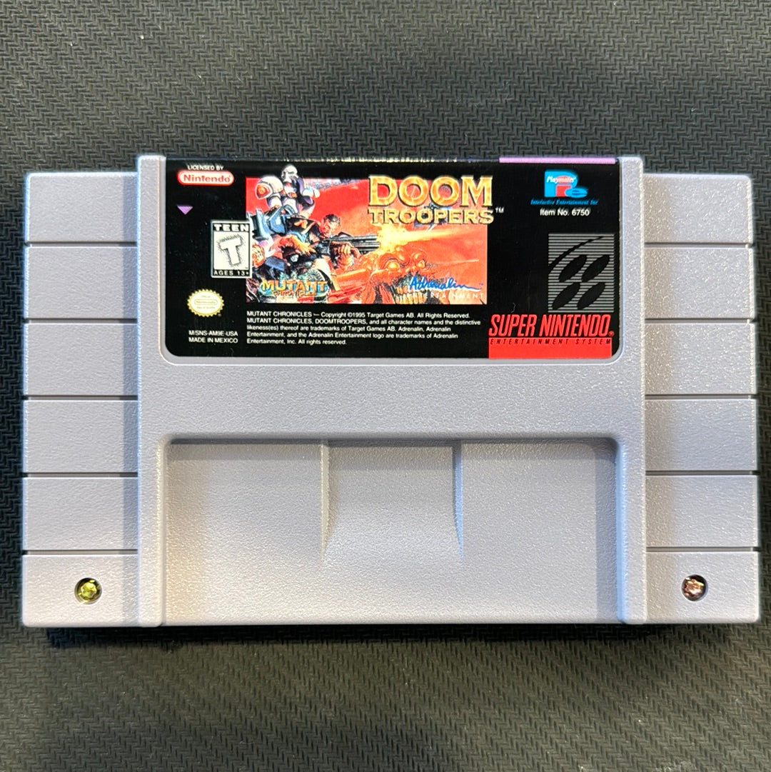 SNES: Doom Troopers (Authentic)